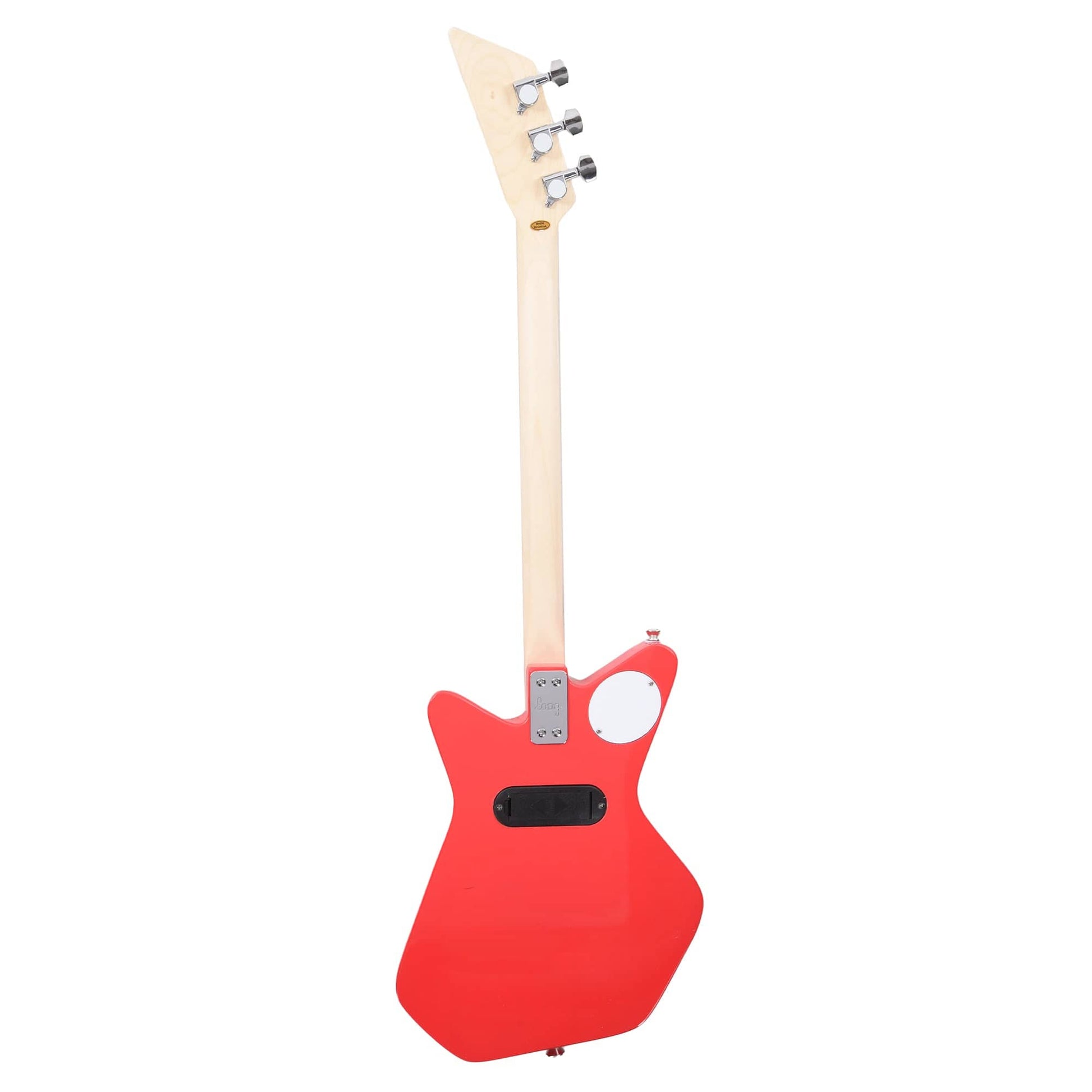 Loog Pro Electric Guitar w/Built-In Amp Red Electric Guitars / Solid Body