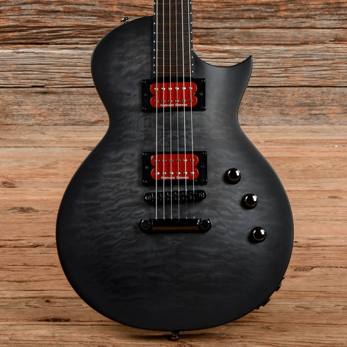 LTD BB-600B Ben Burnley Signature Baritone Black 2020 Electric Guitars / Solid Body