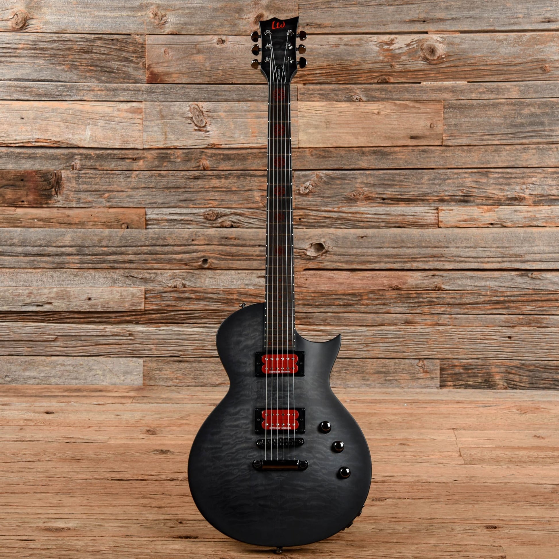 LTD BB-600B Ben Burnley Signature Baritone Black 2020 Electric Guitars / Solid Body