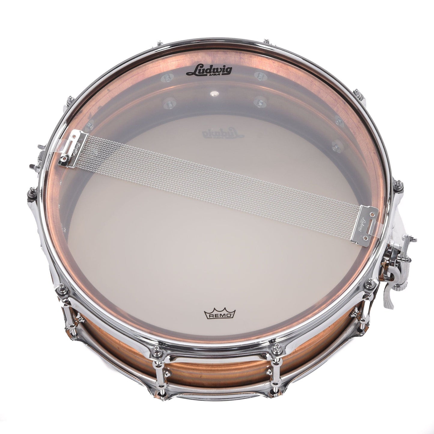 Ludwig 5x14 Raw Bronze Phonic Snare Drum w/Tube Lugs Drums and Percussion / Acoustic Drums / Snare