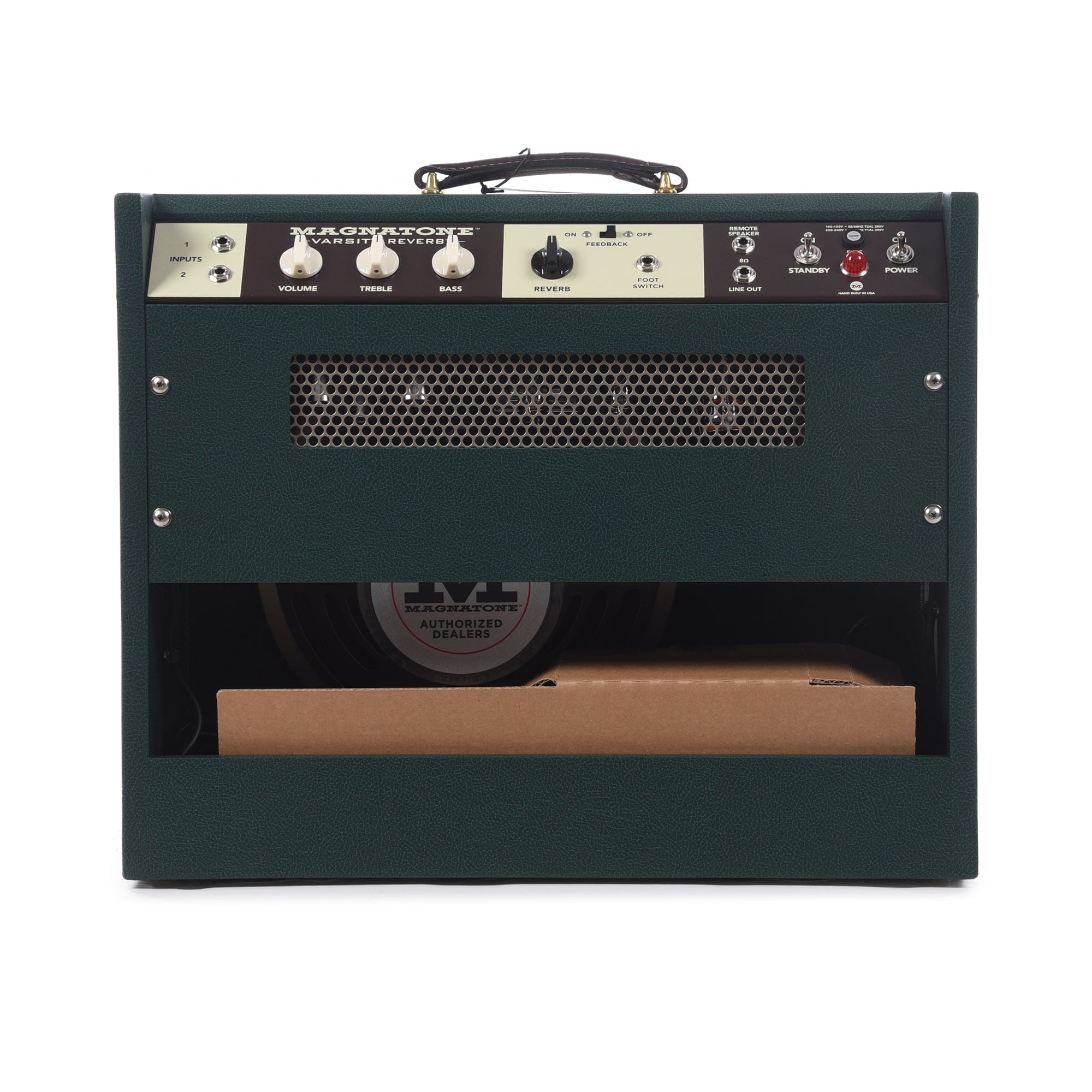 Magnatone Varsity Reverb 15W 1x12 Combo Amp Dark Green Amps / Guitar Combos