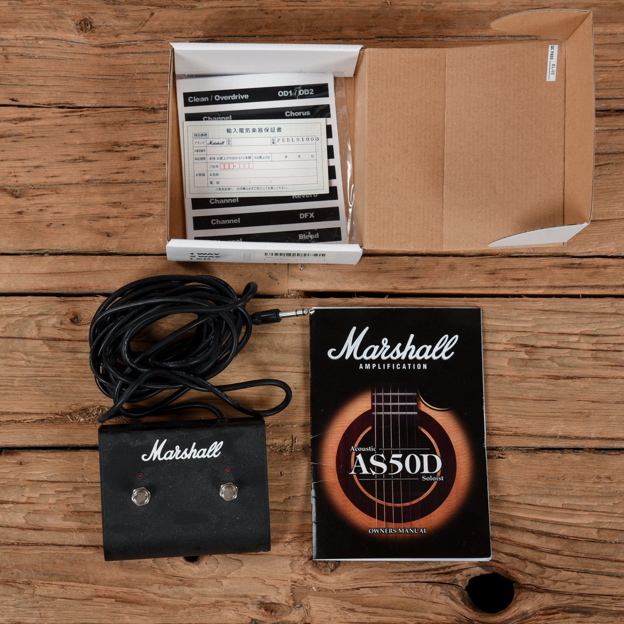 Marshall Acoustic Soloist AS50D 2-Channel 50-Watt 2x8