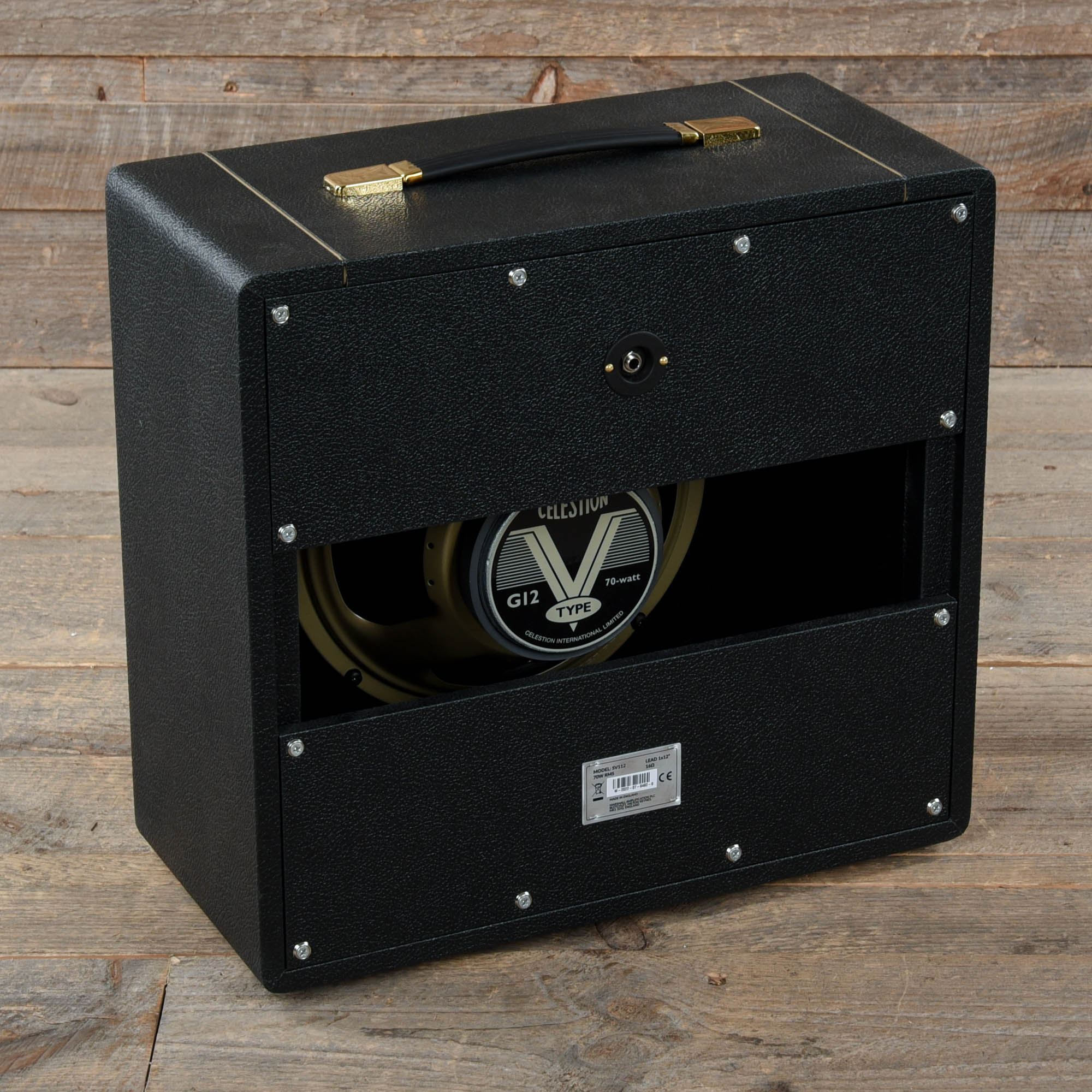 Marshall SV112 Studio Vintage Plexi 1x12 Speaker 70W Cabinet 16 Ohm Mono Amps / Guitar Cabinets