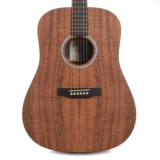 Martin D-X1E Figured Koa Pattern HPL Natural Acoustic Guitars / Dreadnought