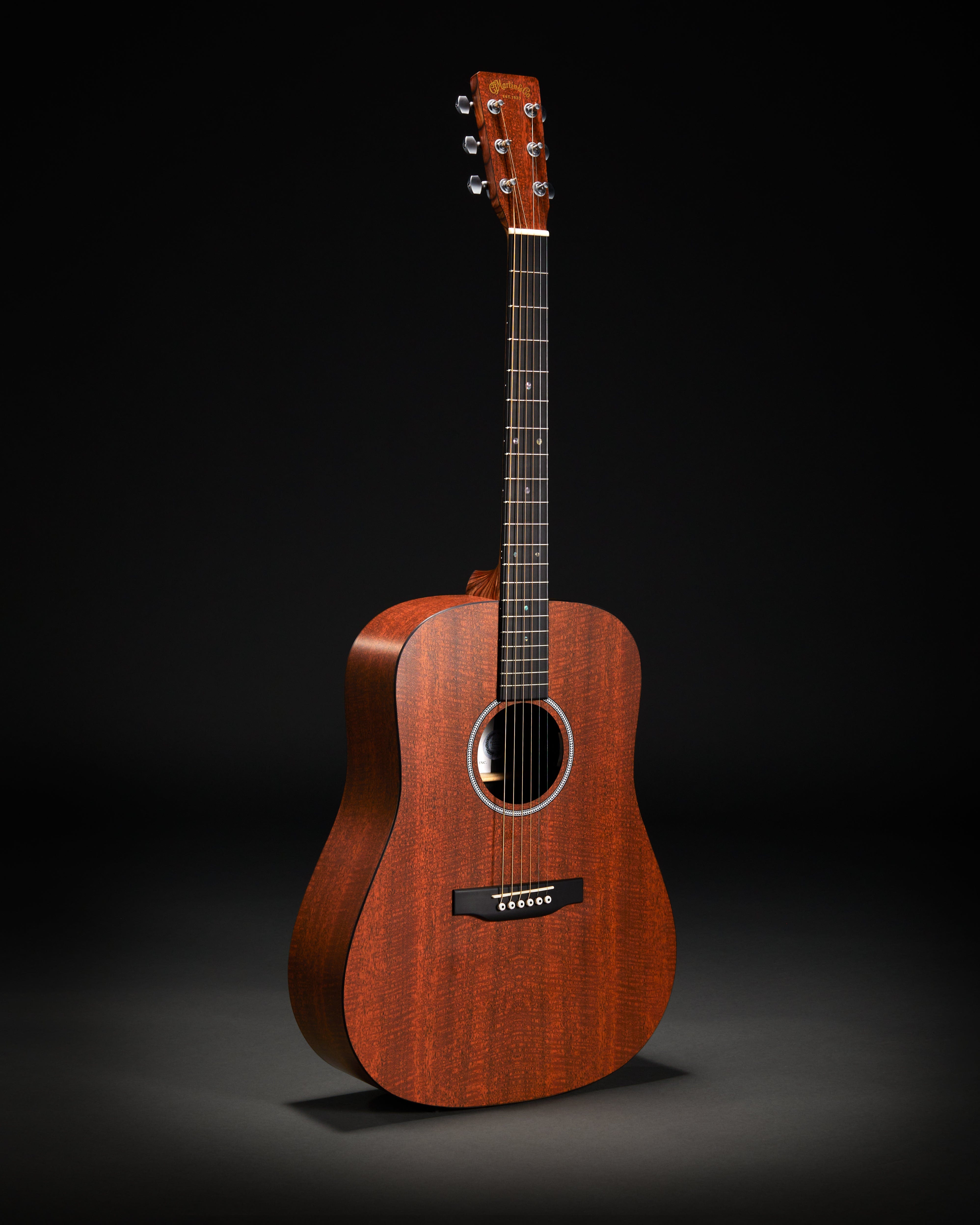 Martin D-X1E Figured Mahogany HPL/Figured Mahogany HPL Natural Acoustic Guitars / Dreadnought