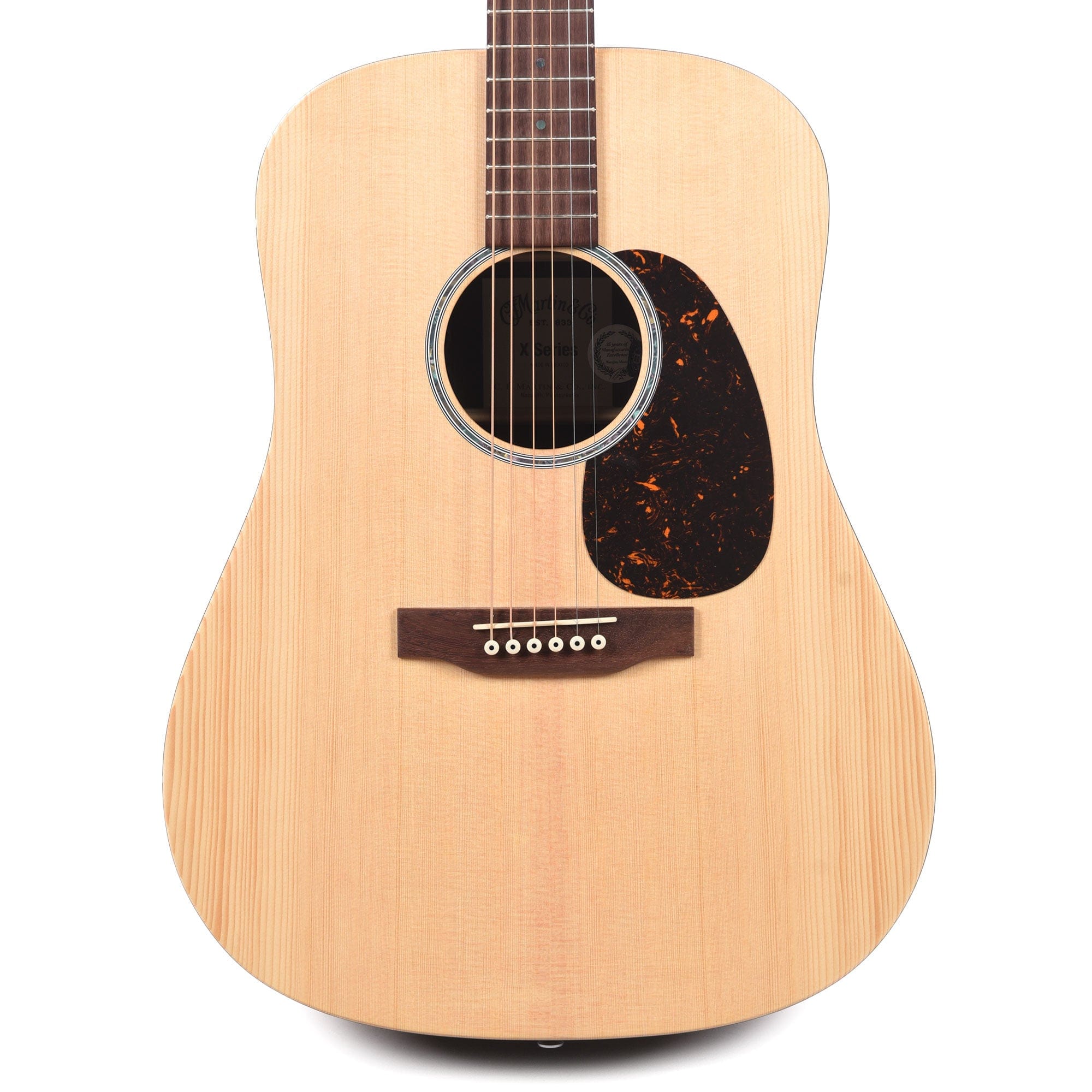 Martin D-X2E Spruce/Brazilian Rosewood Pattern HPL Natural Acoustic Guitars / Dreadnought