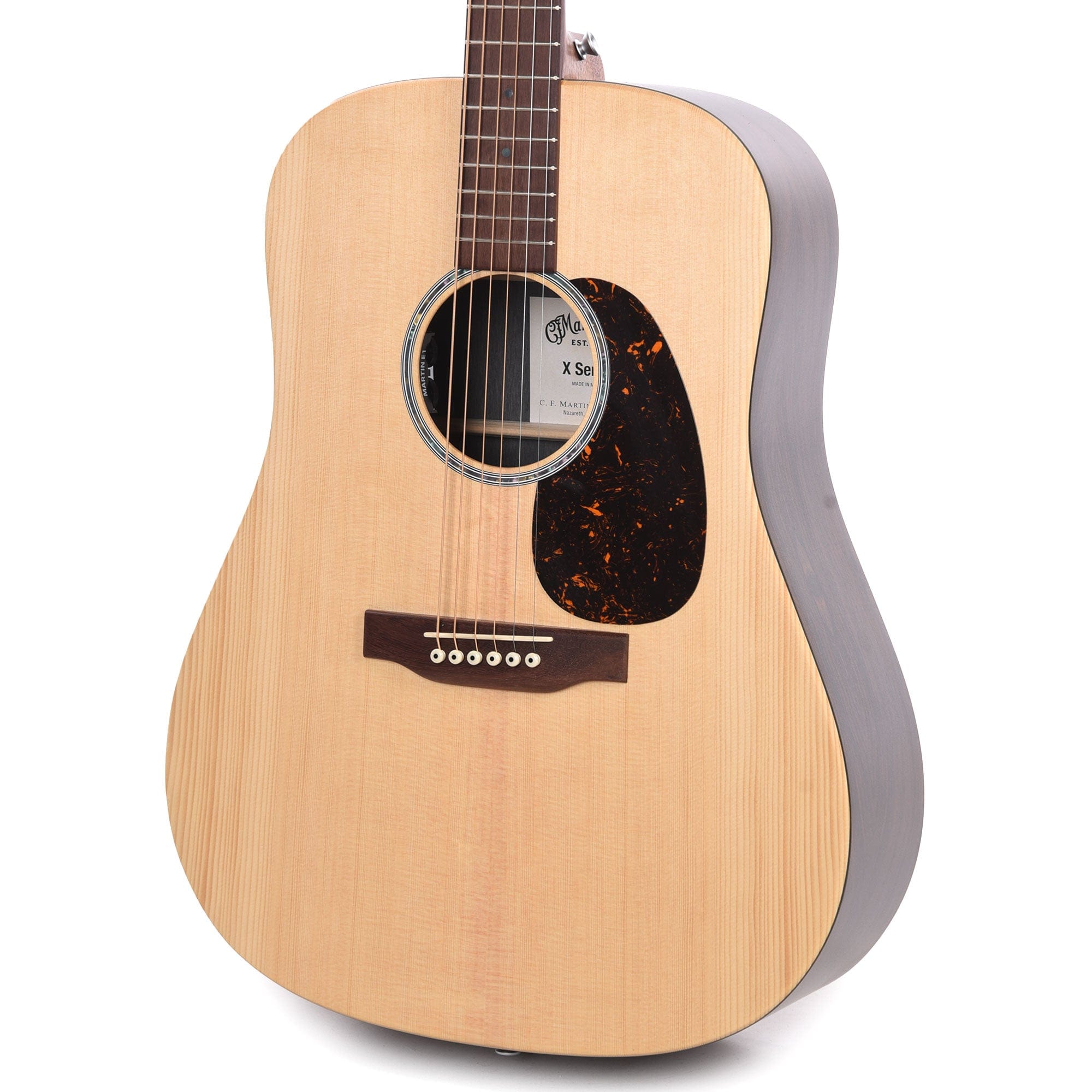 Martin D-X2E Spruce/Brazilian Rosewood Pattern HPL Natural Acoustic Guitars / Dreadnought