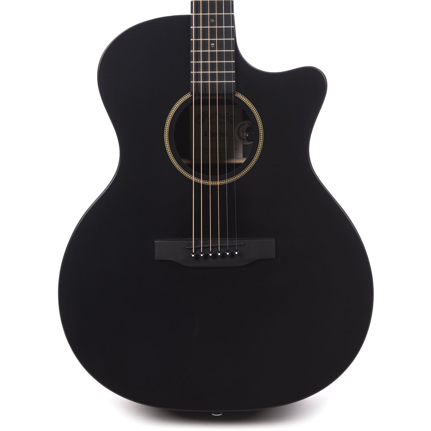 Martin GPC-X1E Black HPL Black Acoustic Guitars / Dreadnought