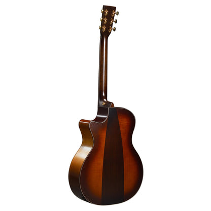 Martin GPCE Inception Maple European Spruce/Three-Piece Maple with Black Walnut Amber Fade Sunburst LEFTY Acoustic Guitars / Dreadnought