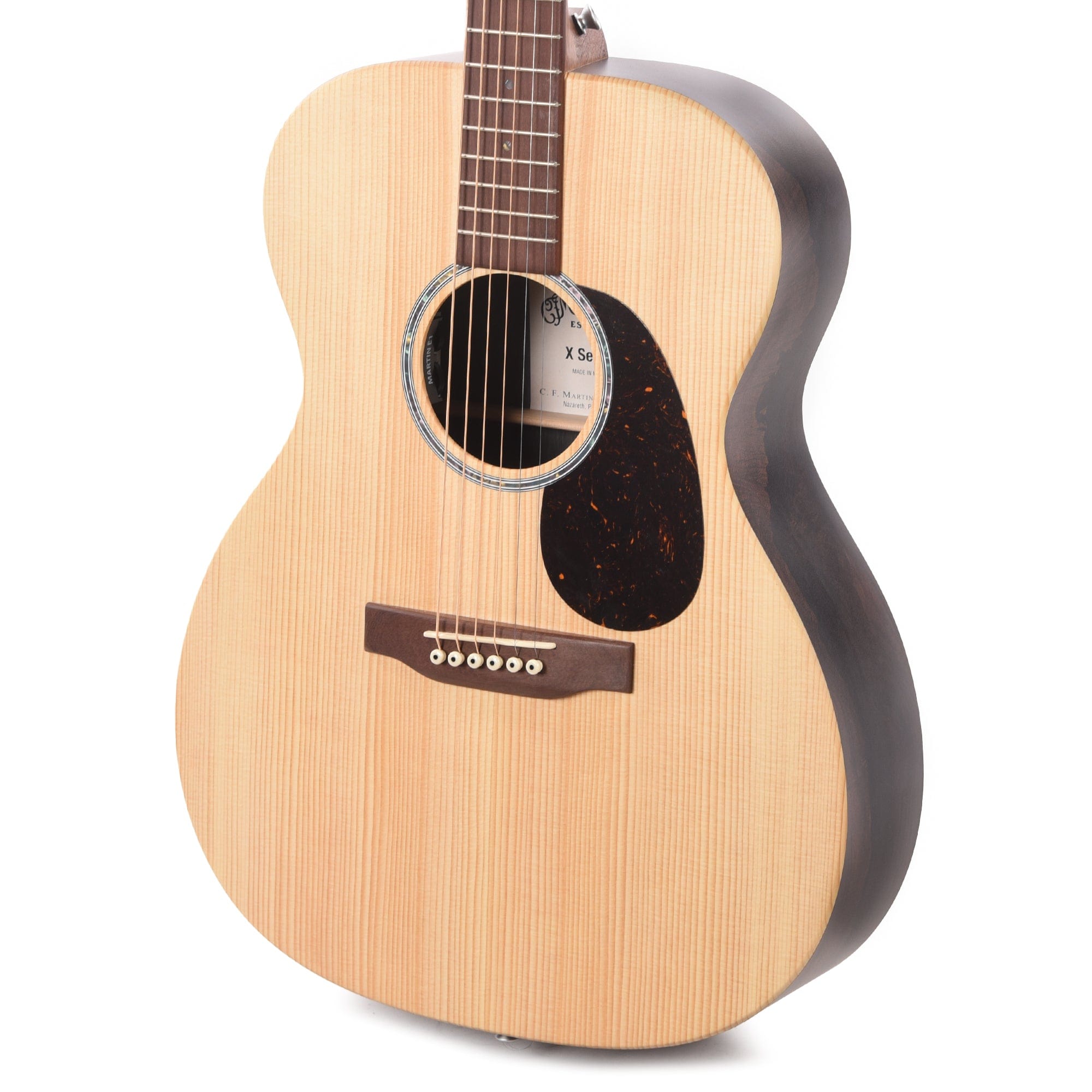 Martin 000-X2E Spruce/Brazilian Rosewood Pattern HPL Natural Acoustic Guitars / OM and Auditorium