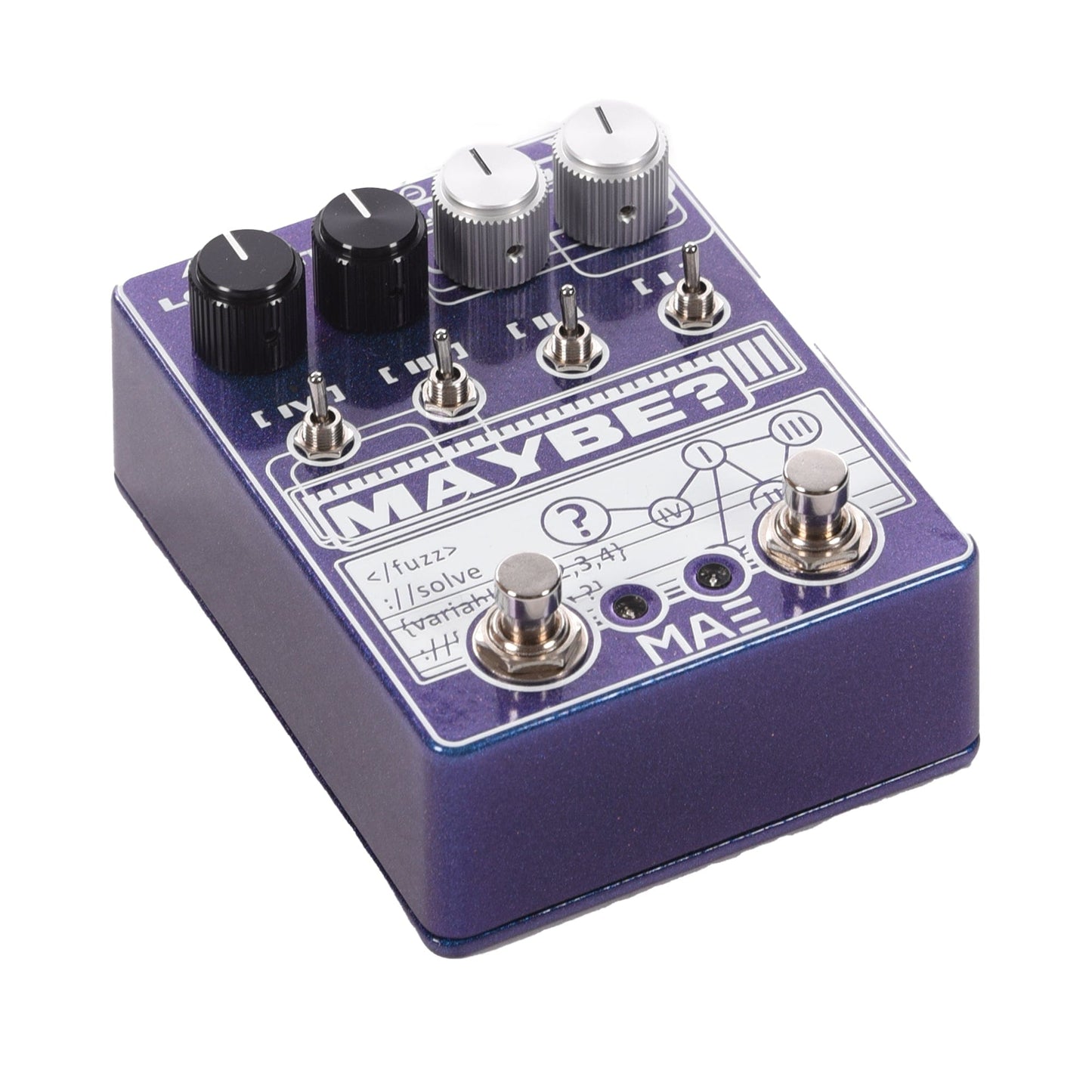 Mask Audio Electronics MAYBE? Fuzz Pedal Martian Sunset Effects and Pedals / Fuzz