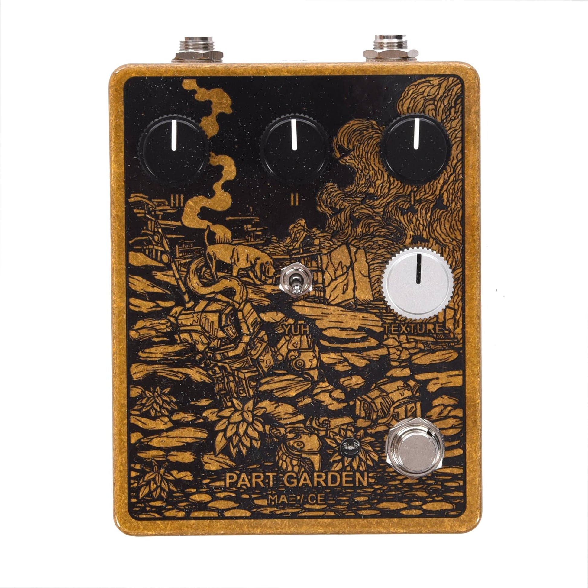 Mask Audio Electronics Part Garden Fuzz Pedal Goldenrod Effects and Pedals / Fuzz