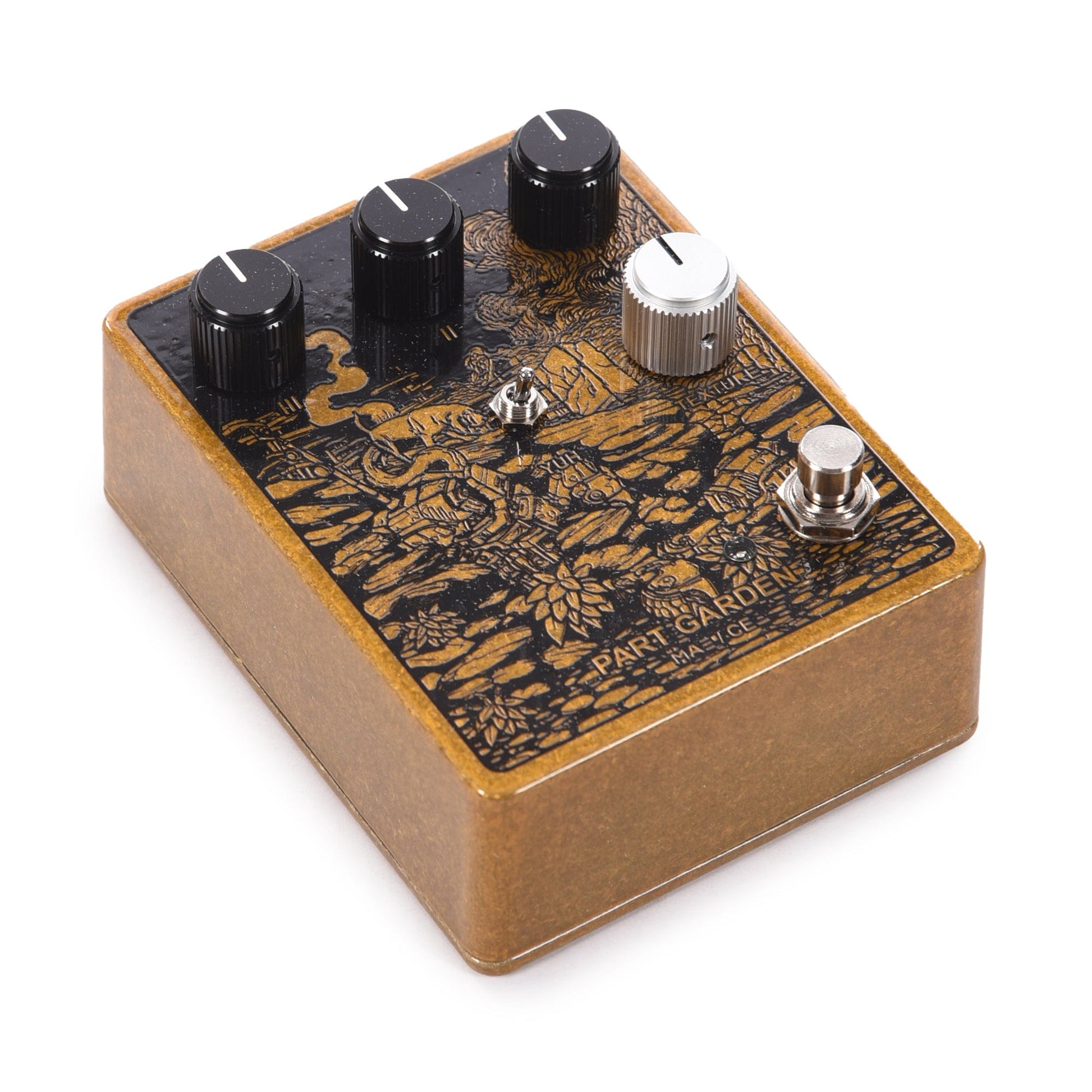 Mask Audio Electronics Part Garden Fuzz Pedal Goldenrod Effects and Pedals / Fuzz