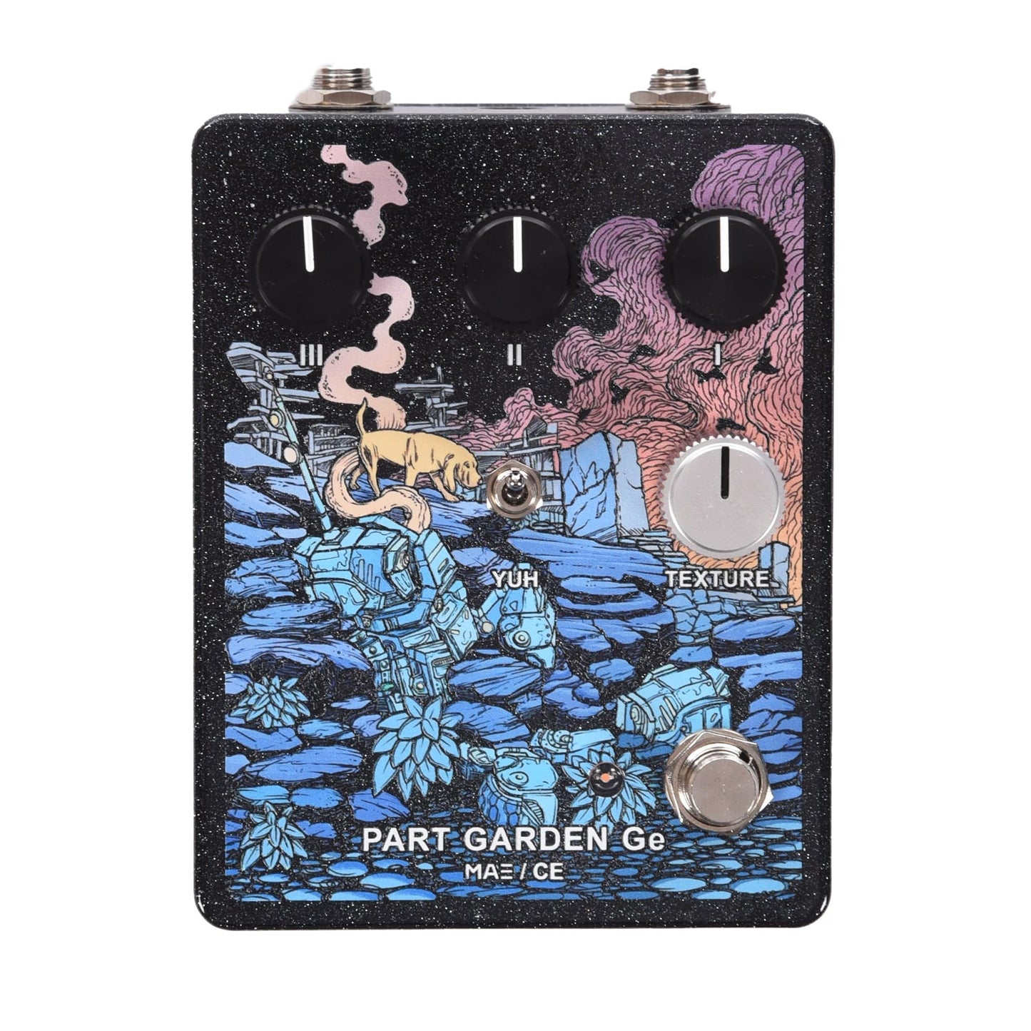 Mask Audio Electronics Part Garden Germanium Fuzz Pedal Midnight Sparkle Effects and Pedals / Fuzz