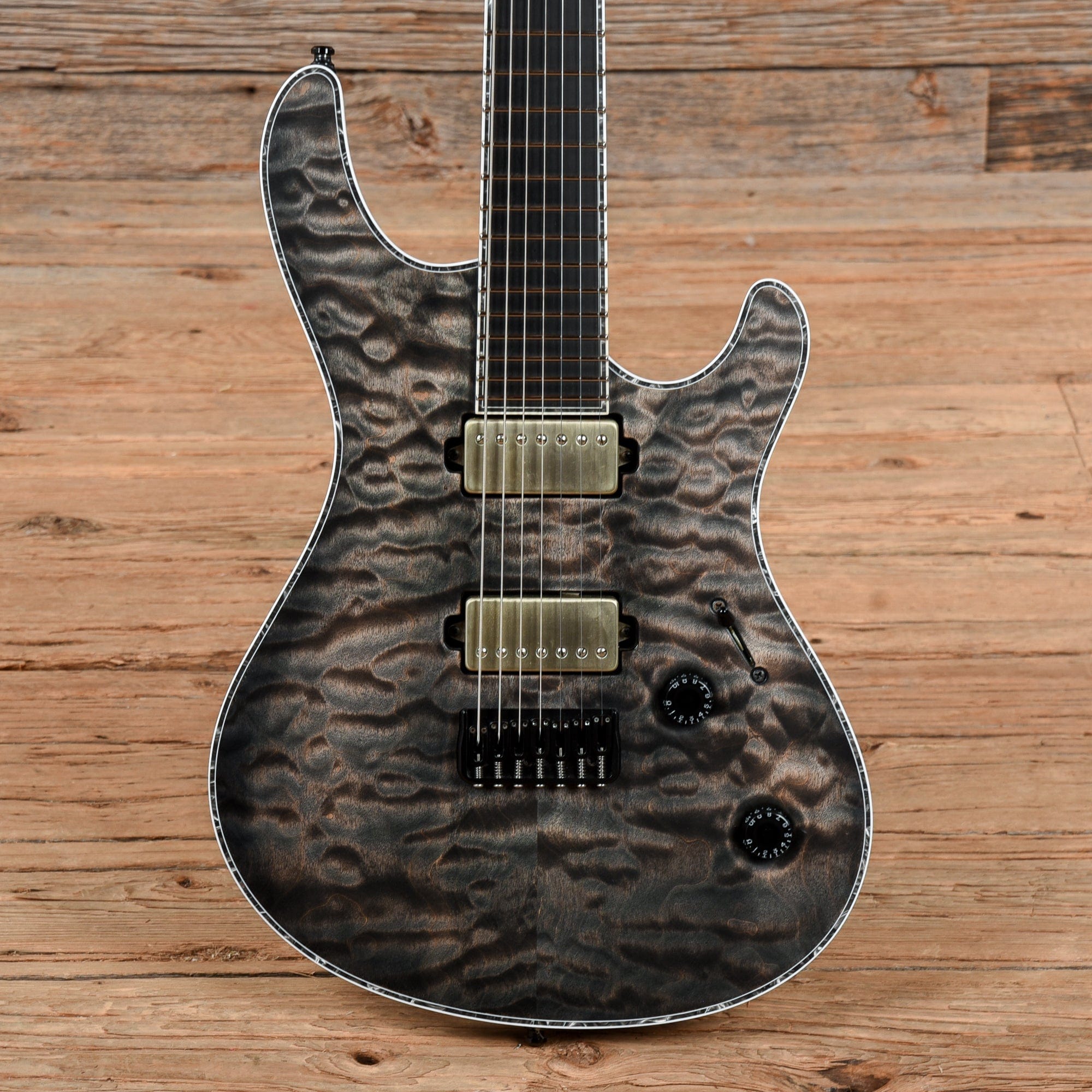 Mayones Regius 7 AAAA Quilt Top Antique Black Matte 2020 – Chicago