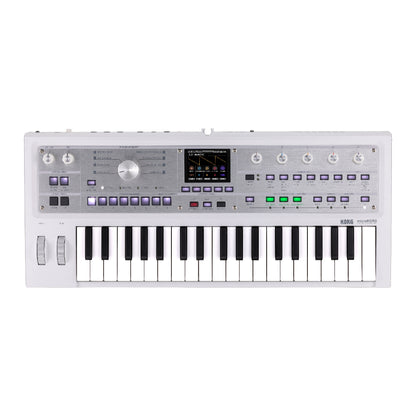 Korg MicroKorg 2 Synthesizer w/ Vocoder & Looper Limited Edition White