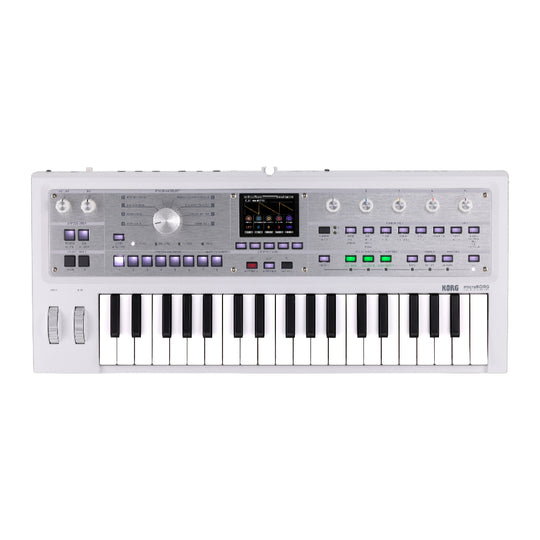 Korg MicroKorg 2 Synthesizer w/ Vocoder & Looper Limited Edition White