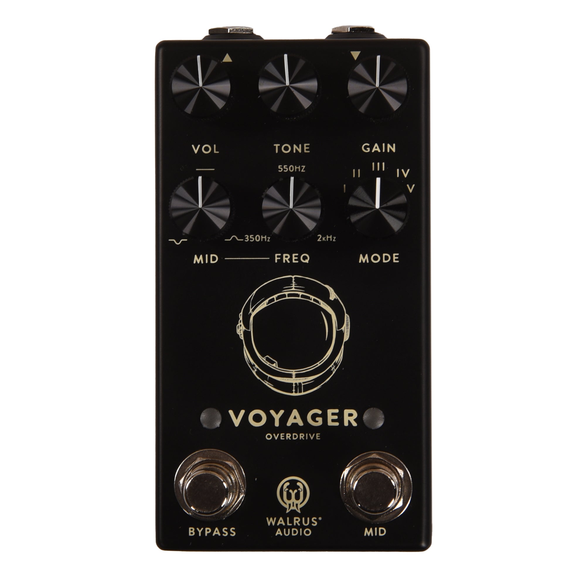 Walrus Audio Voyager Pre-Amp/Overdrive MKII Pedal Black