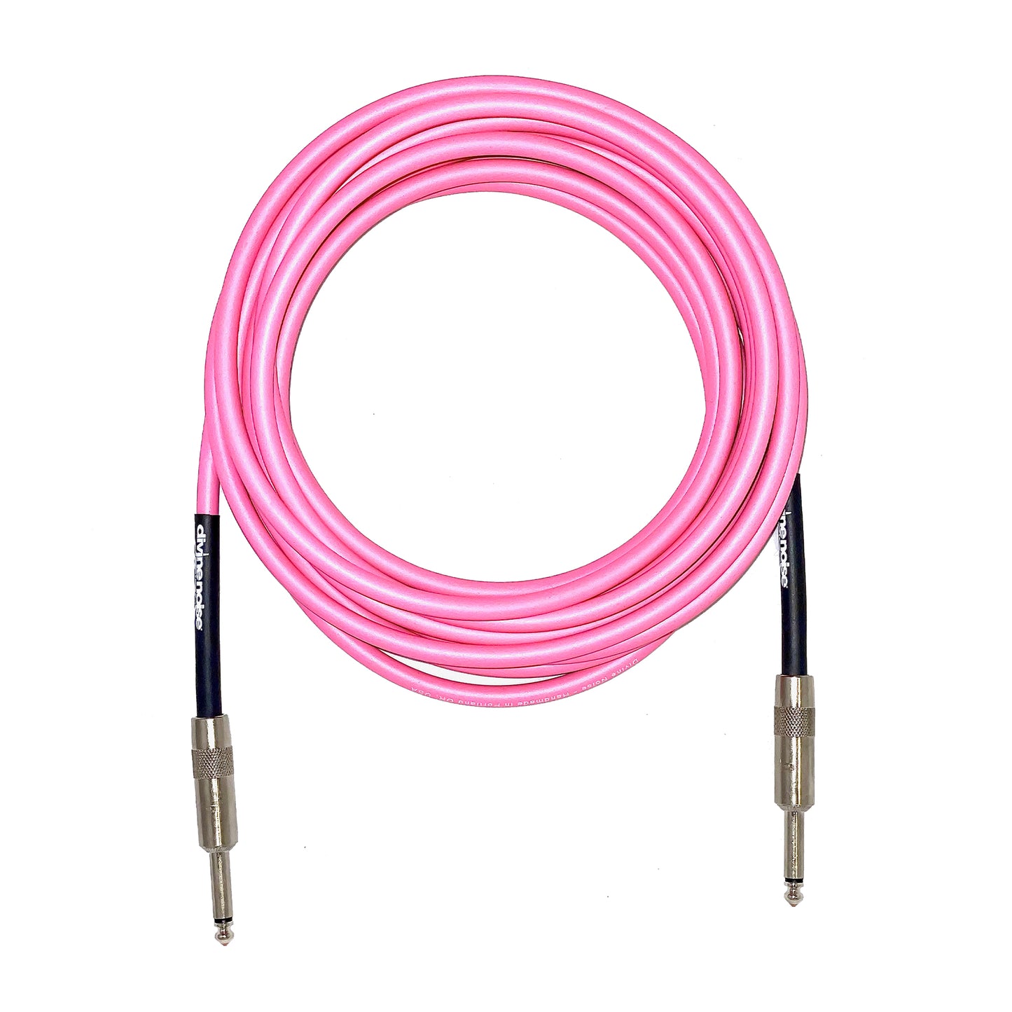 Divine Noise Instrument Cable 15' Straight/Straight Pink