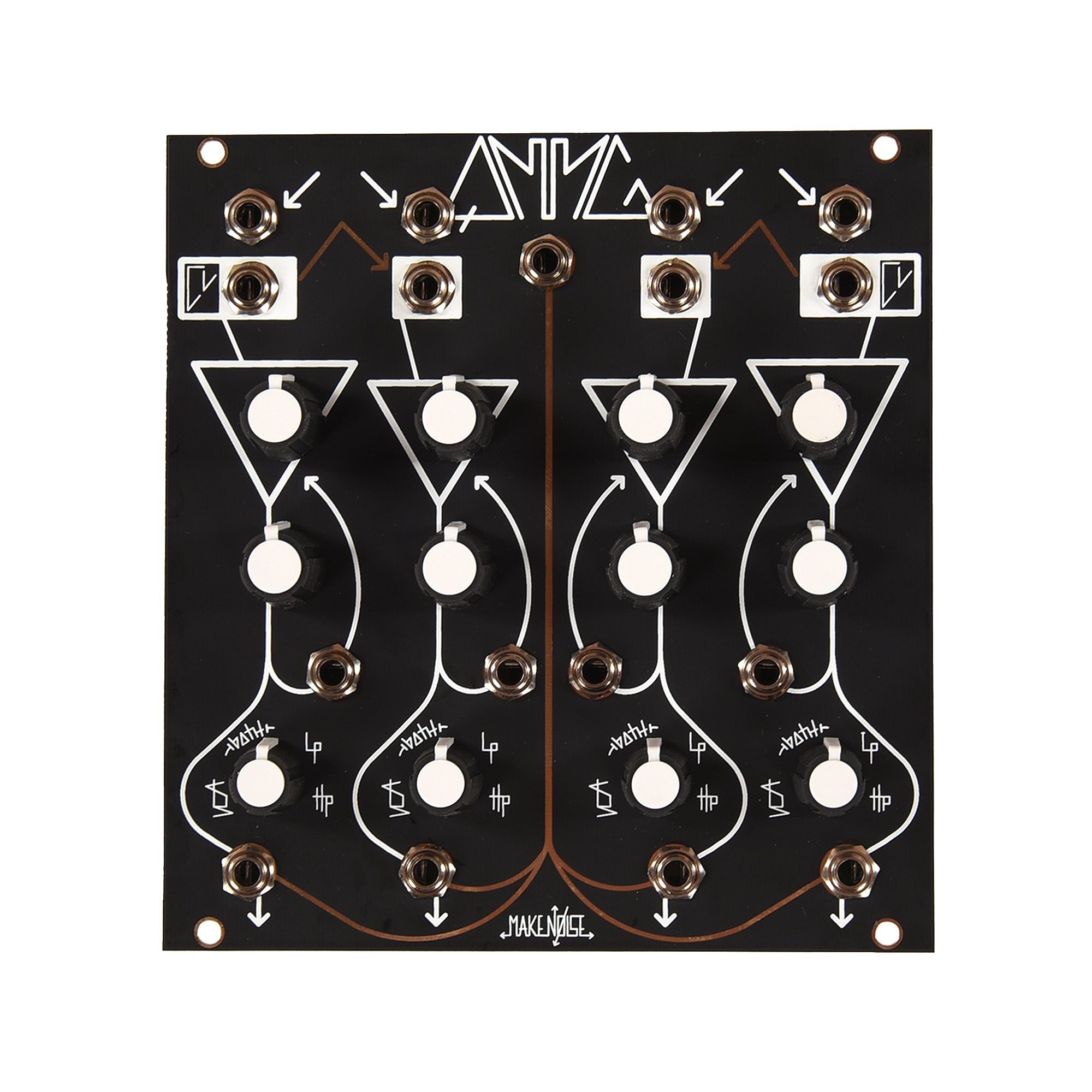 Make Noise QMMG Quad Multi-Mode Gate 2024 Black & Gold Edition