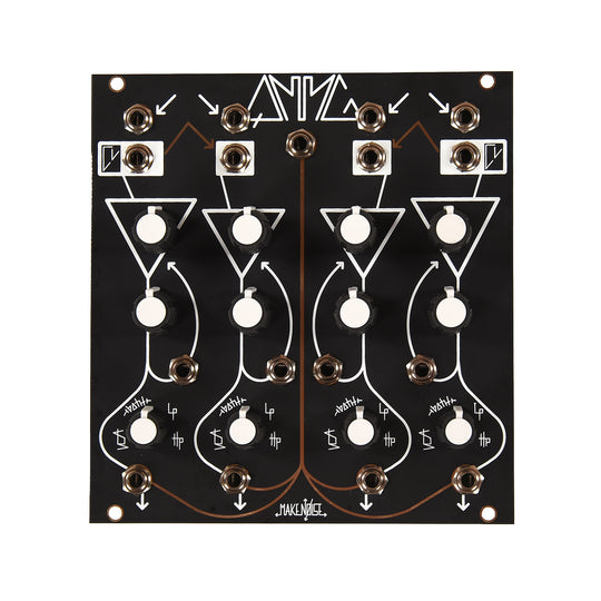 Make Noise QMMG Quad Multi-Mode Gate 2024 Black & Gold Edition