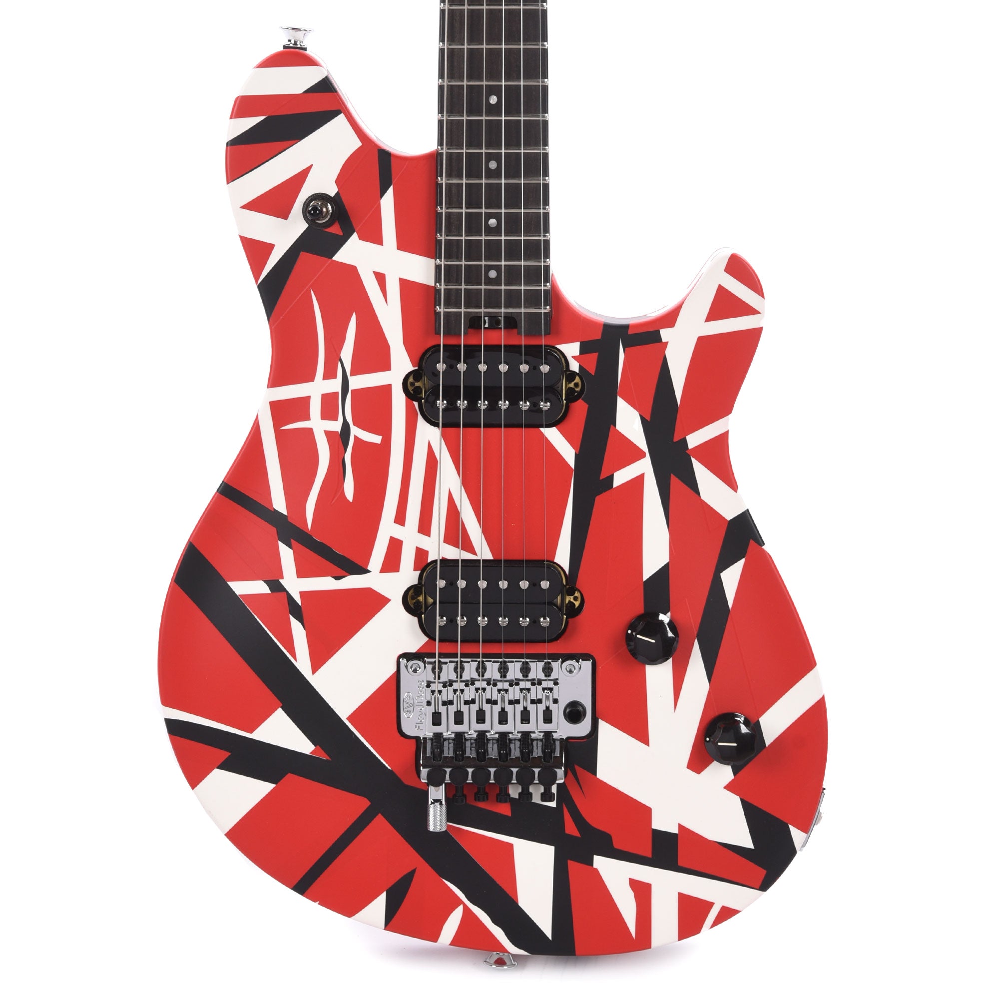 EVH Wolfgang Special Striped Red, Black, and White