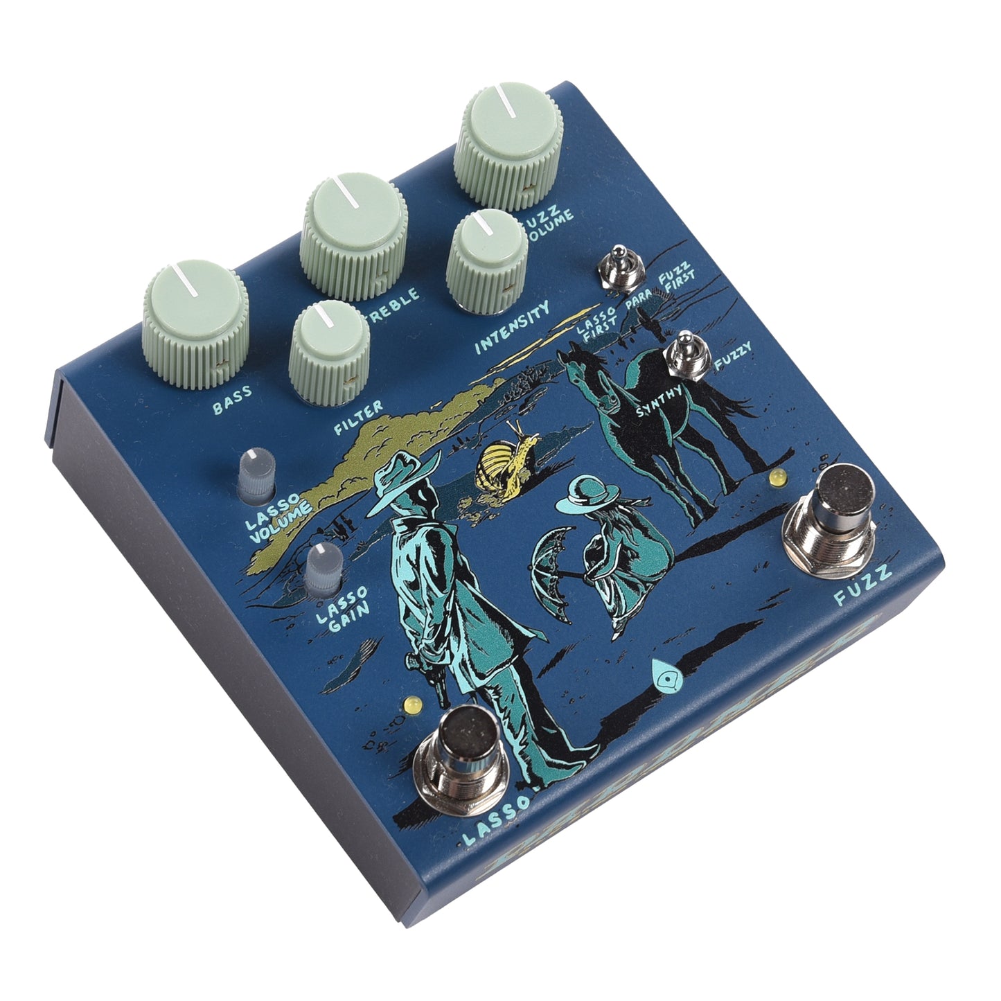 Old Blood Noise Pardner Fuzz Pedal Blue