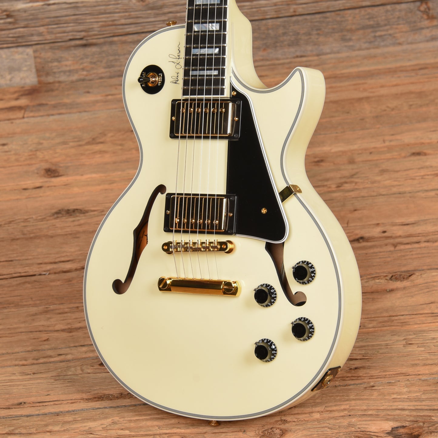 Gibson Memphis Alex Lifeson ES-Les Paul Custom #117/200 Alpine White 2017