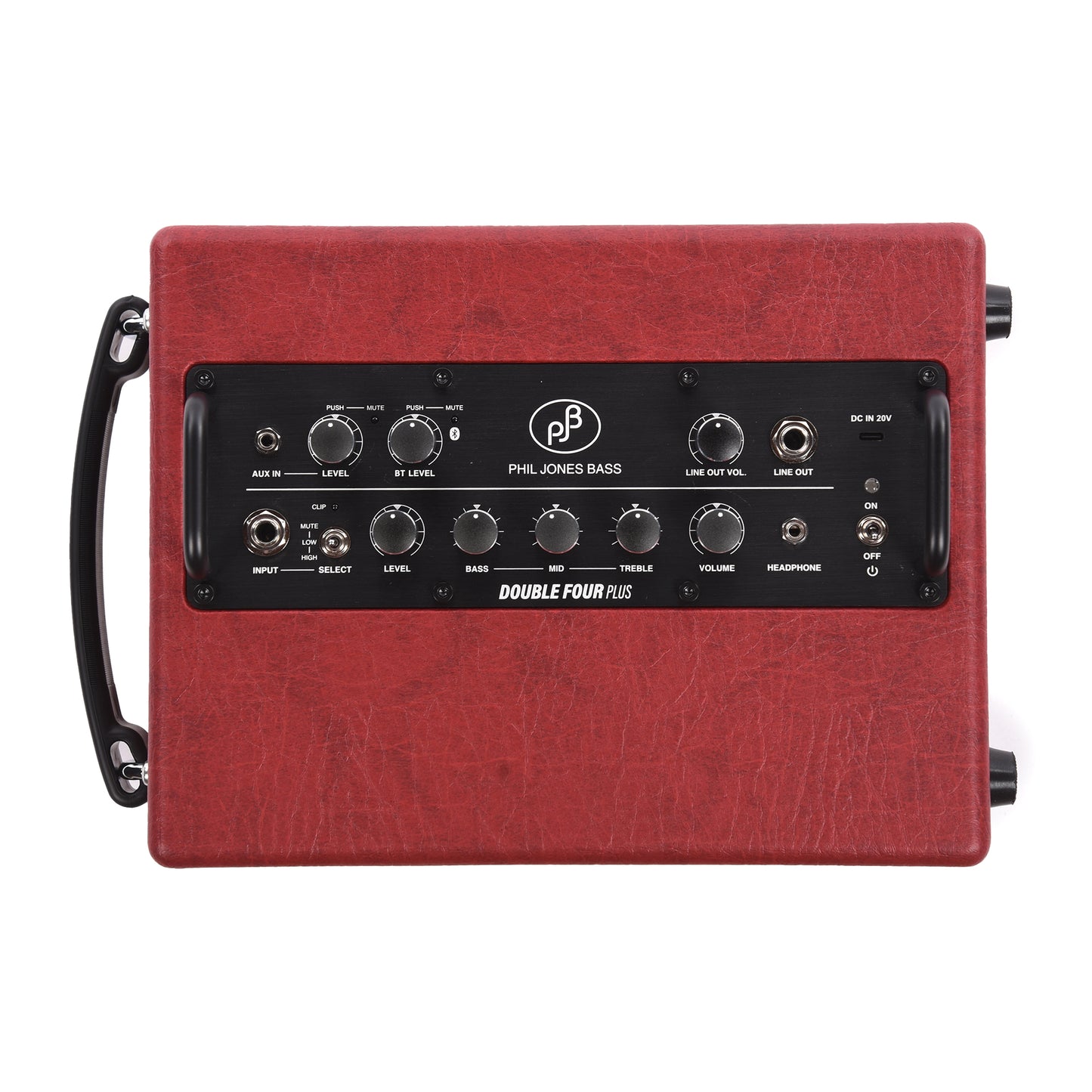 Phil Jones BG-80 Double 4 Plus 90w 2x4 Micro Bass Amp Combo Red