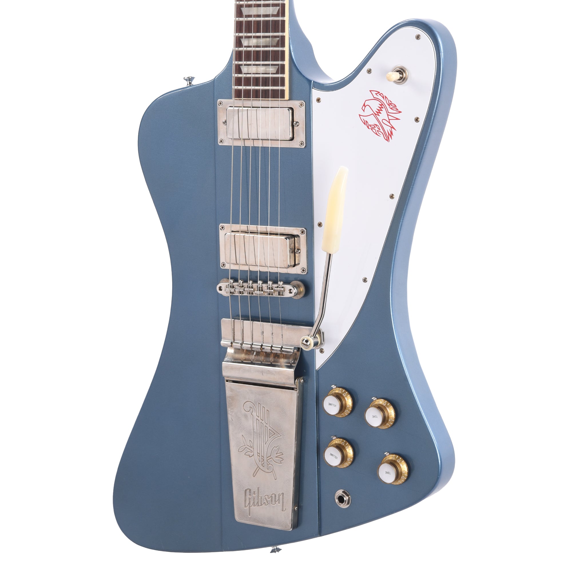 Gibson Custom Shop Murphy Lab 1963 Firebird V Pelham Blue Ultra Light Aged w/Maestro Vibrola