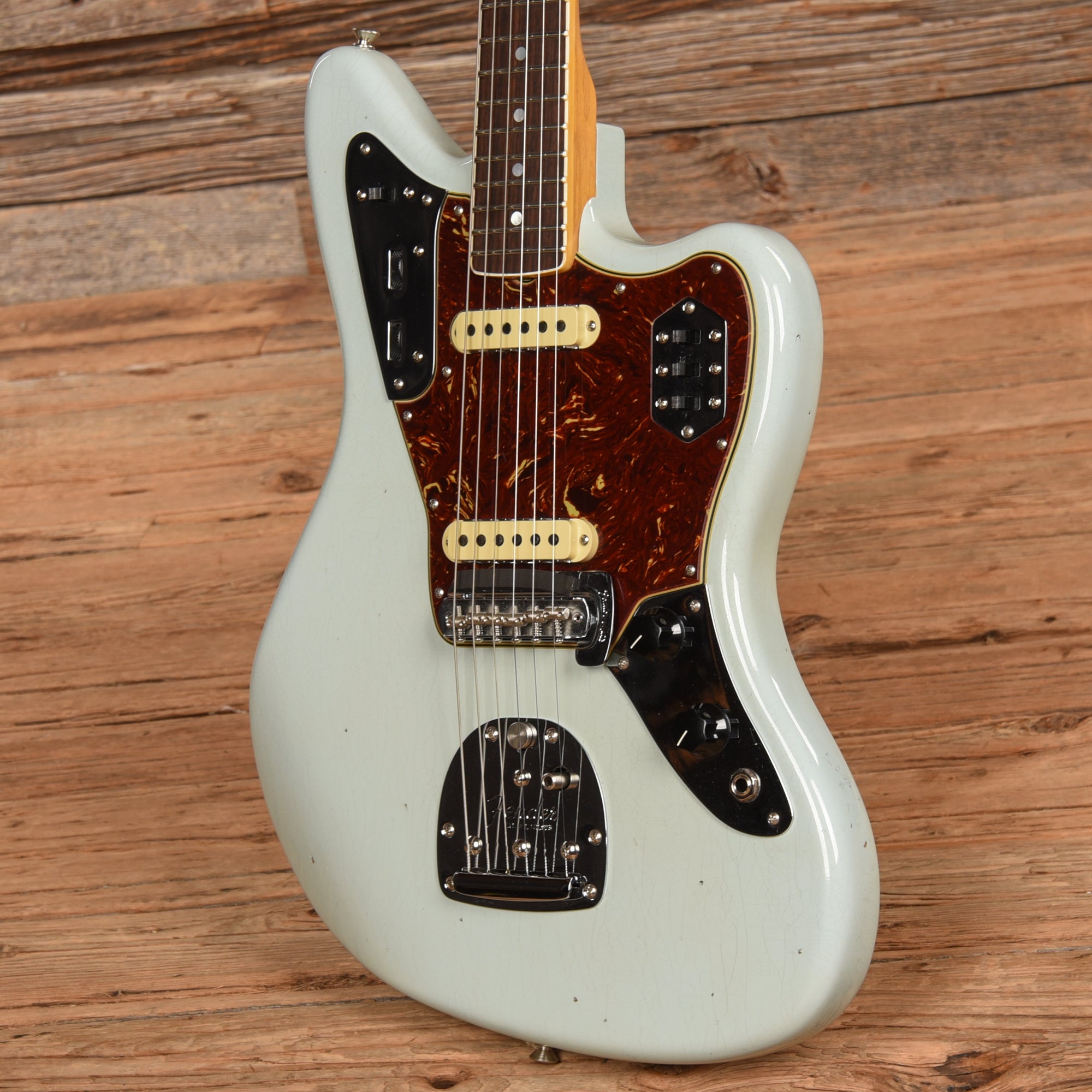 Fender Custom Shop '66 Jaguar Journeyman Relic w/matching headcap Aged Sonic Blue 2024