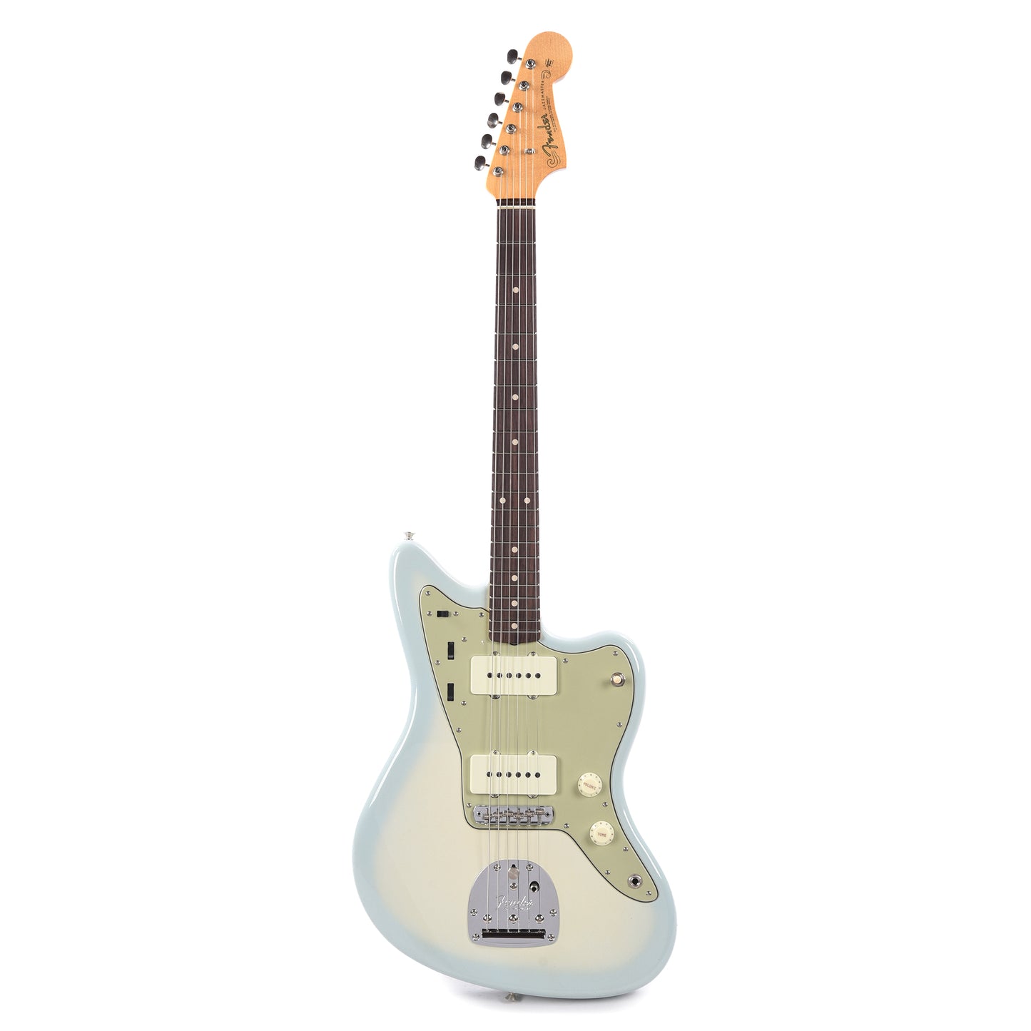 Fender Custom Shop 1962 Jazzmaster "Chicago Special" Deluxe Closet Classic Super Aged Olympic White w/Sonic Blue Burst