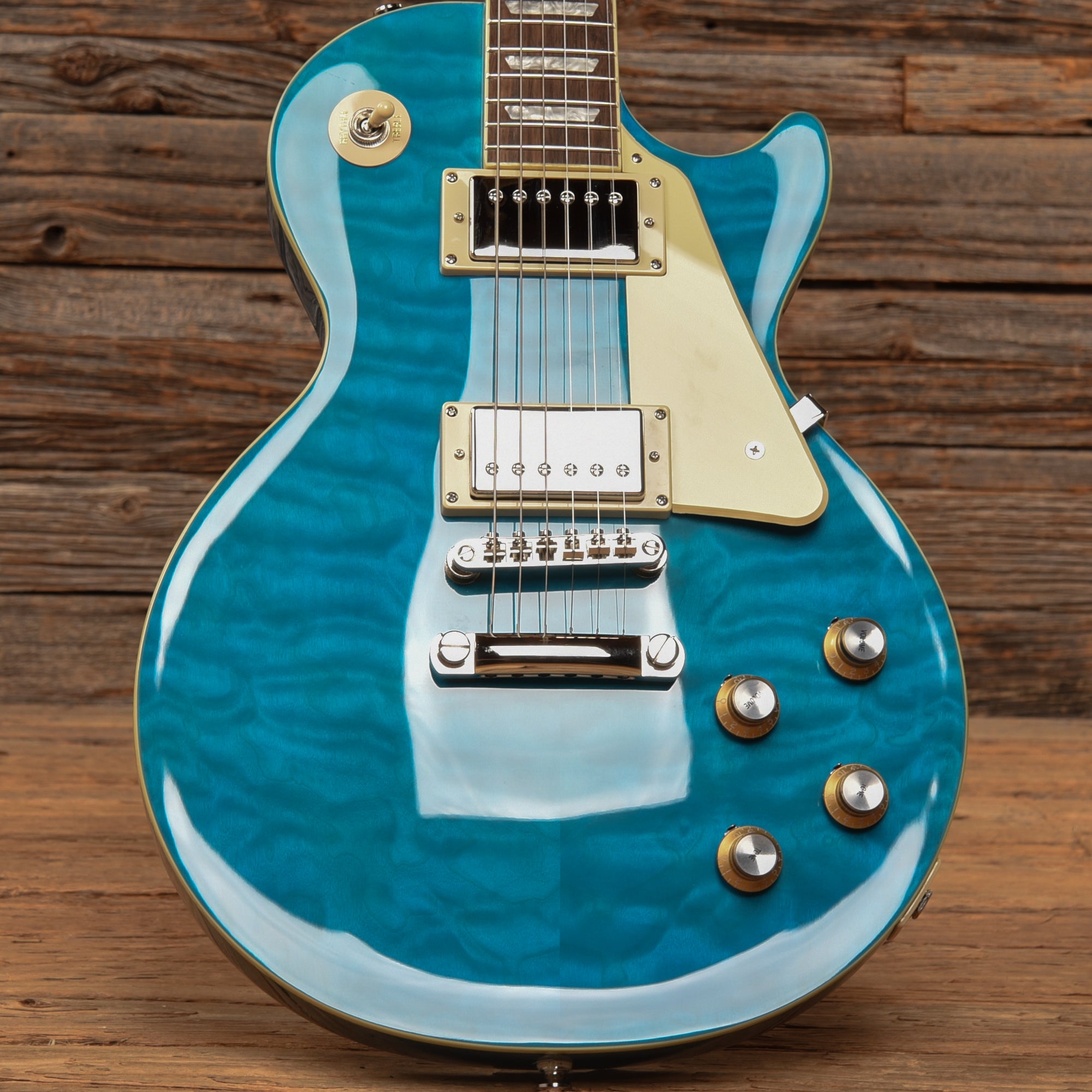 Epiphone Les Paul Standard '60s Quilt Top Transparent Blue 2023