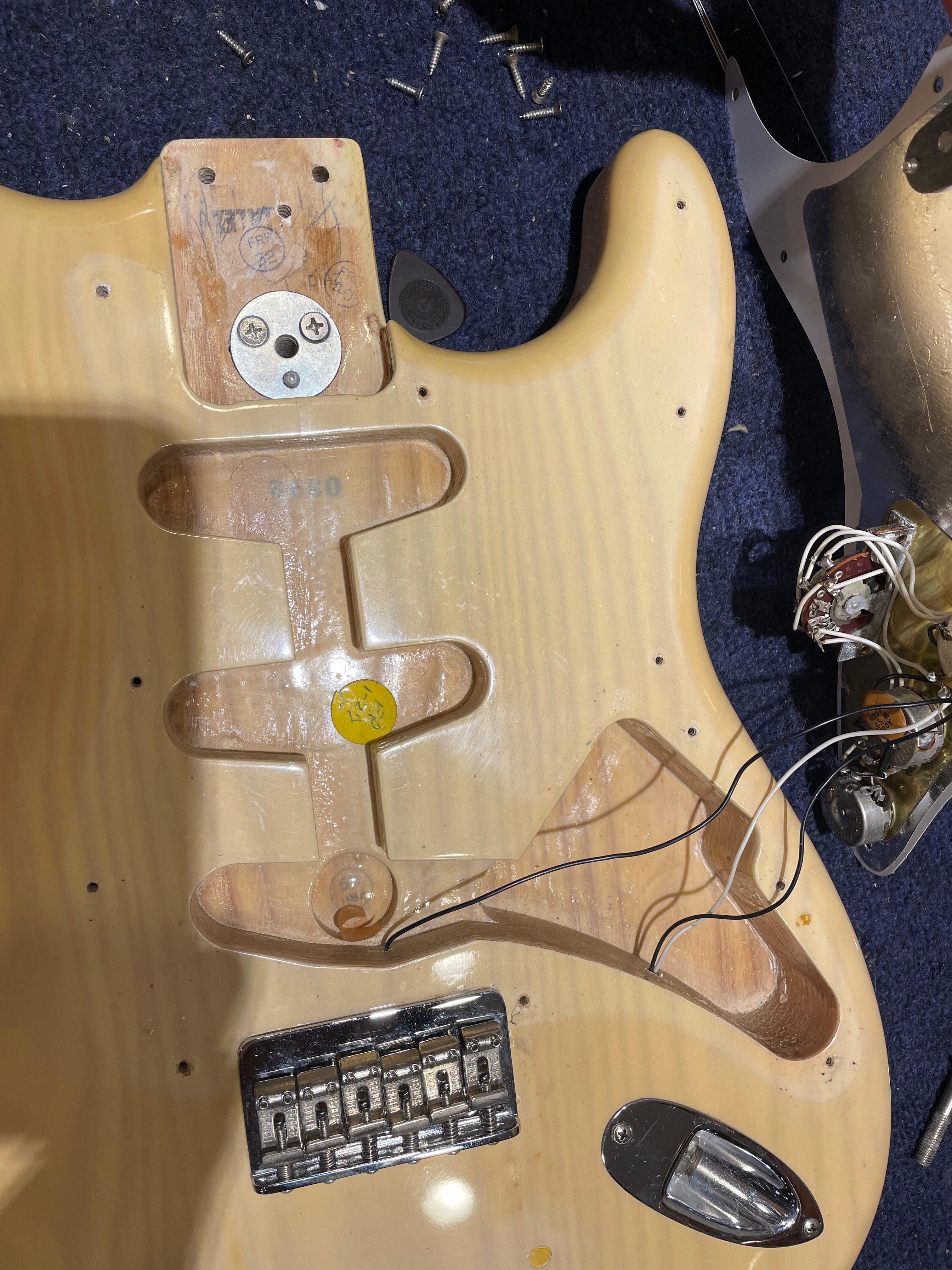 Fender Stratocaster Hardtail Blonde 1979