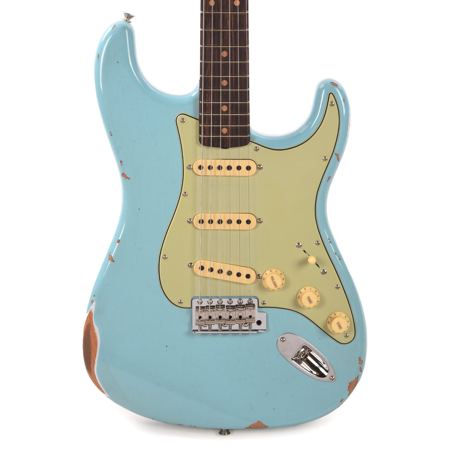 Fender Custom Shop Late '62 Stratocaster Relic w/Closet Classic Faded Aged Daphne Blue