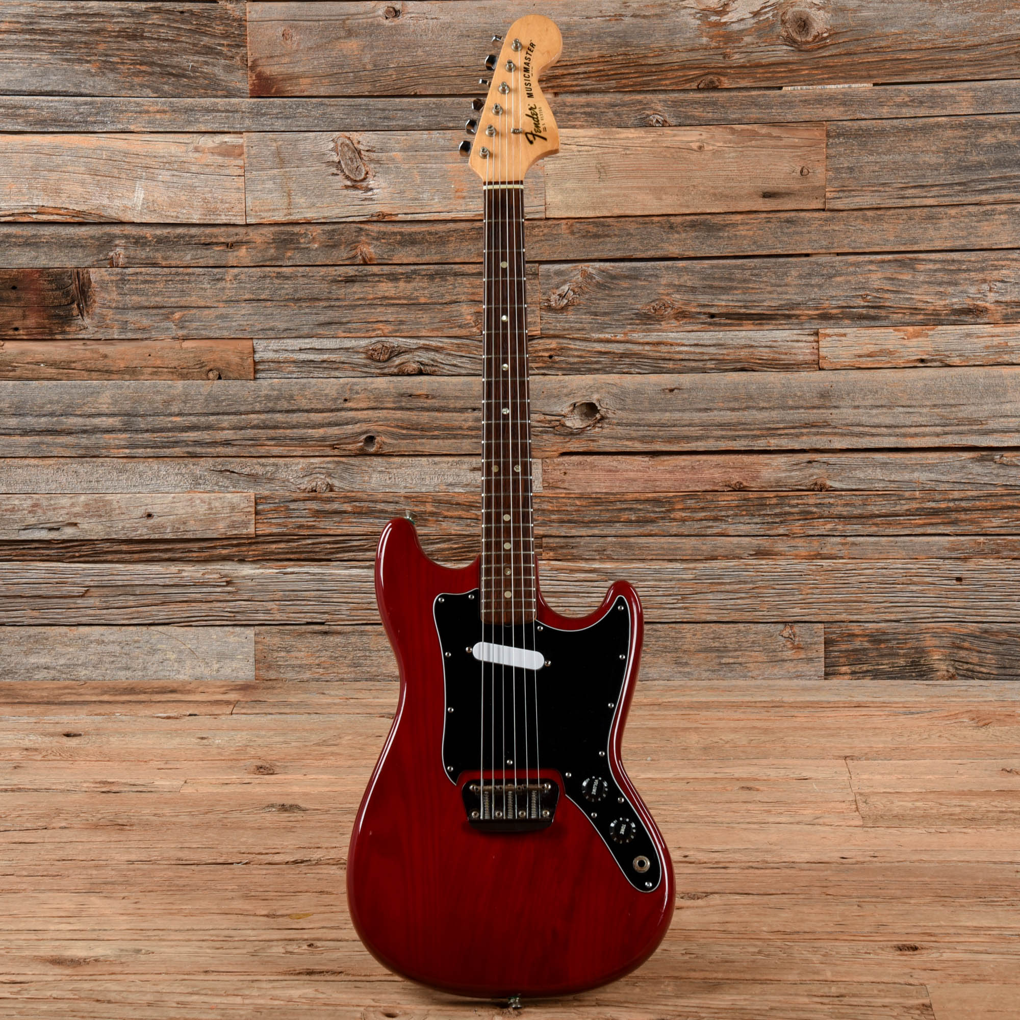 Fender Musicmaster Wine Red 1979