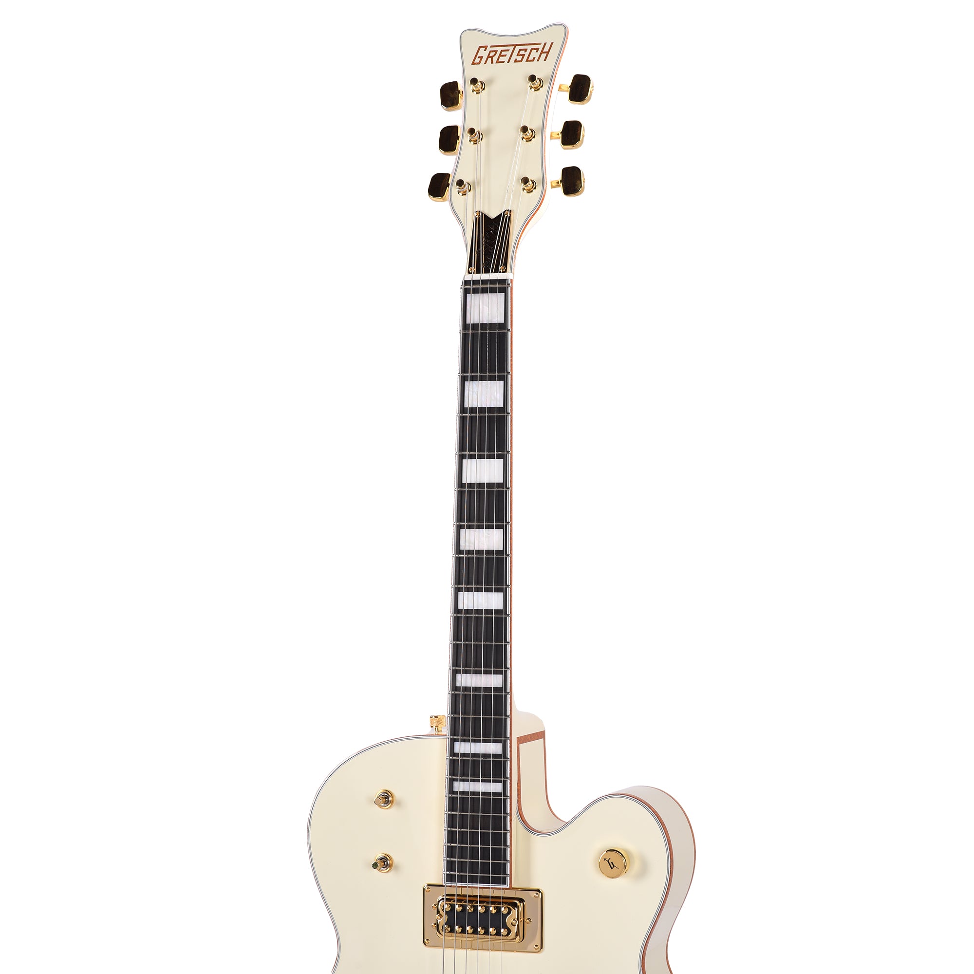 Gretsch G8424T Billy Duffy Signature Falcon LTD Hollow Body with Bigsby Vintage White Lacquer