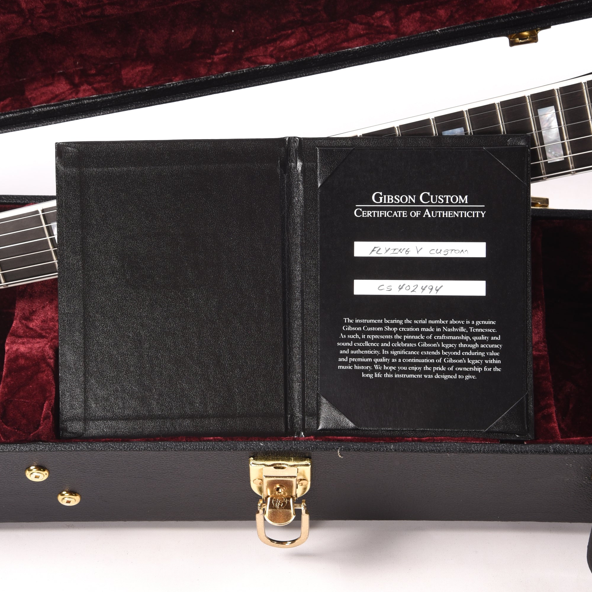 Gibson Custom Shop Flying V Custom 