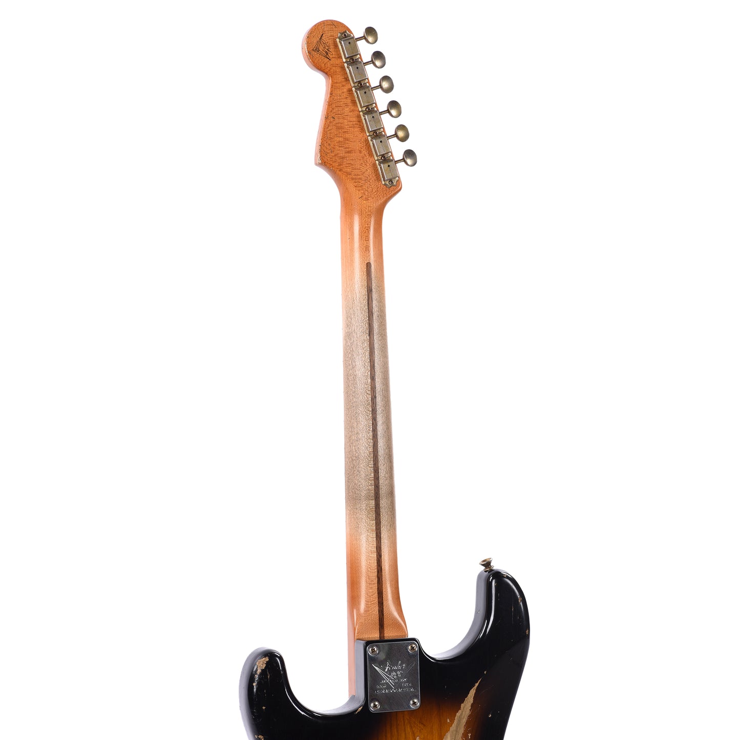 Fender Custom Shop 1954 Stratocaster Relic Wide Band Black 2-Color Sunburst Master Built by Levi Perry w/Fuzz Circuit