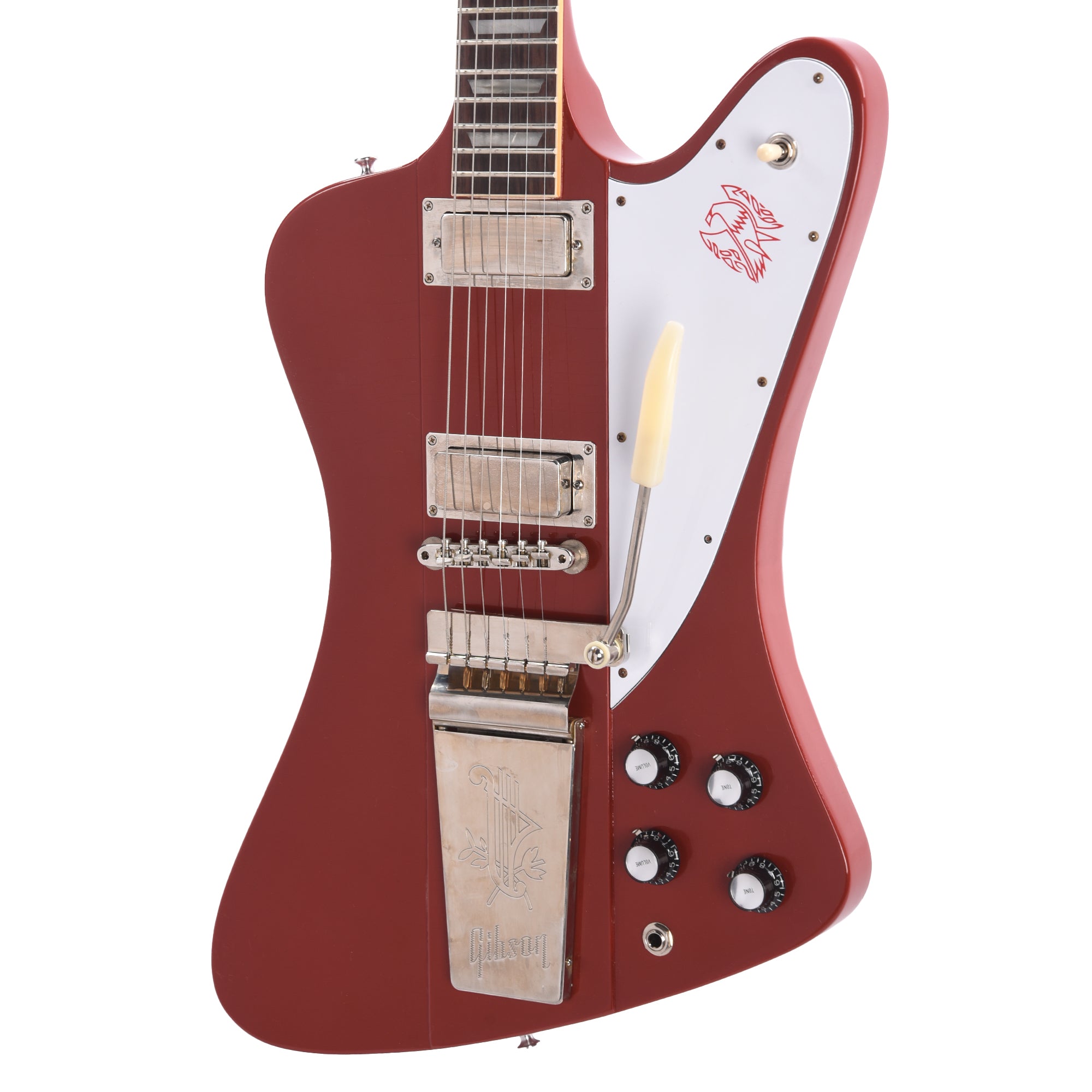 Gibson Custom Shop Murphy Lab 1963 Firebird V Ember Red Ultra Light Aged w/Maestro Vibrola