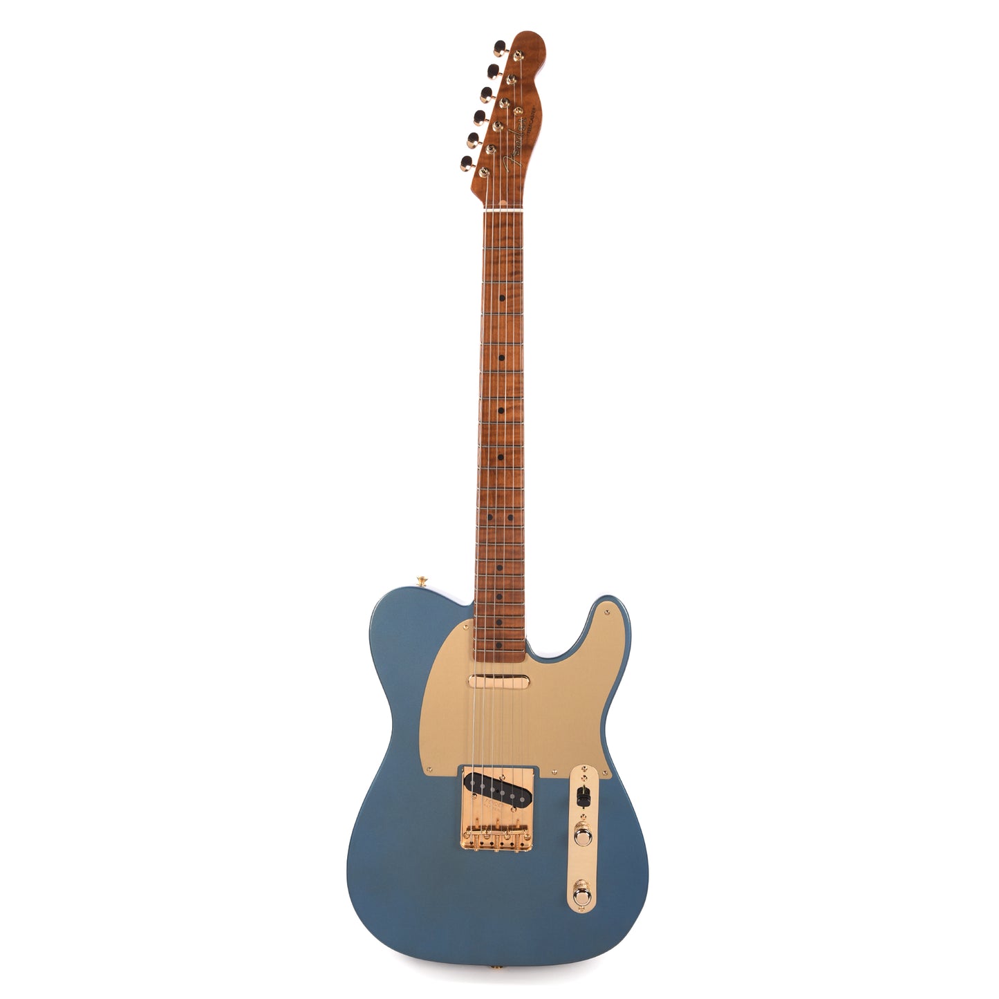 Fender Custom Shop 1950s Telecaster NOS Super Aged Lake Placid Blue w/Roasted 3A Flame Neck & Gold Hardware