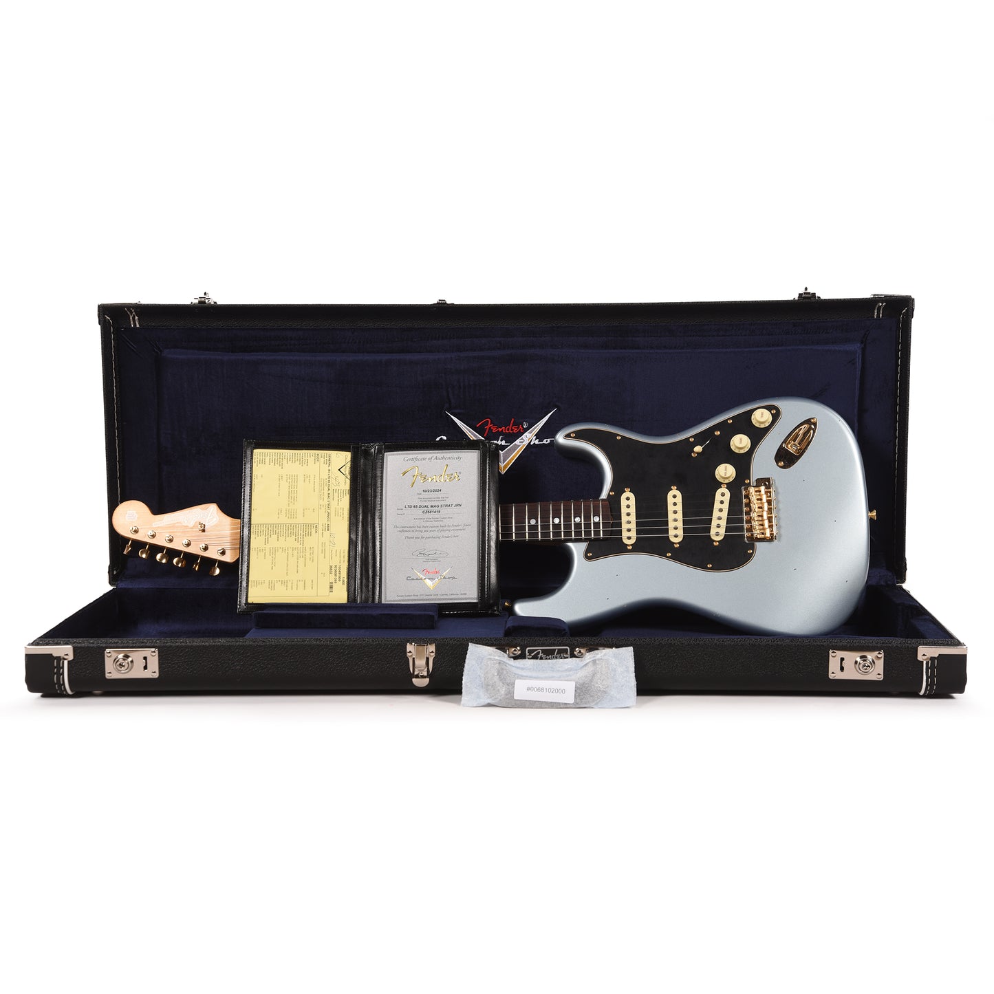 Fender Custom Shop LTD '65 Dual-Mag Stratocaster Journeyman Relic w/Closet Classic Aged Blue Ice Metallic