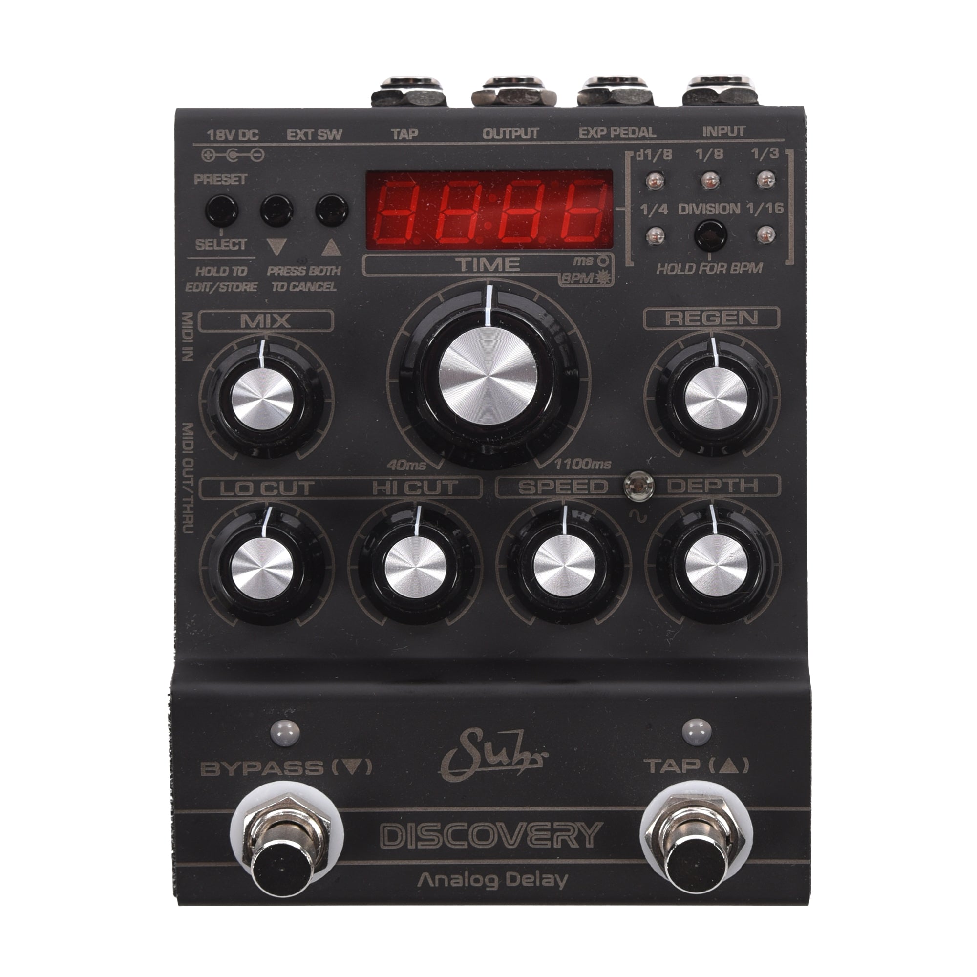 Suhr Dark Discovery Analog Delay Pedal Black Edition – Chicago 