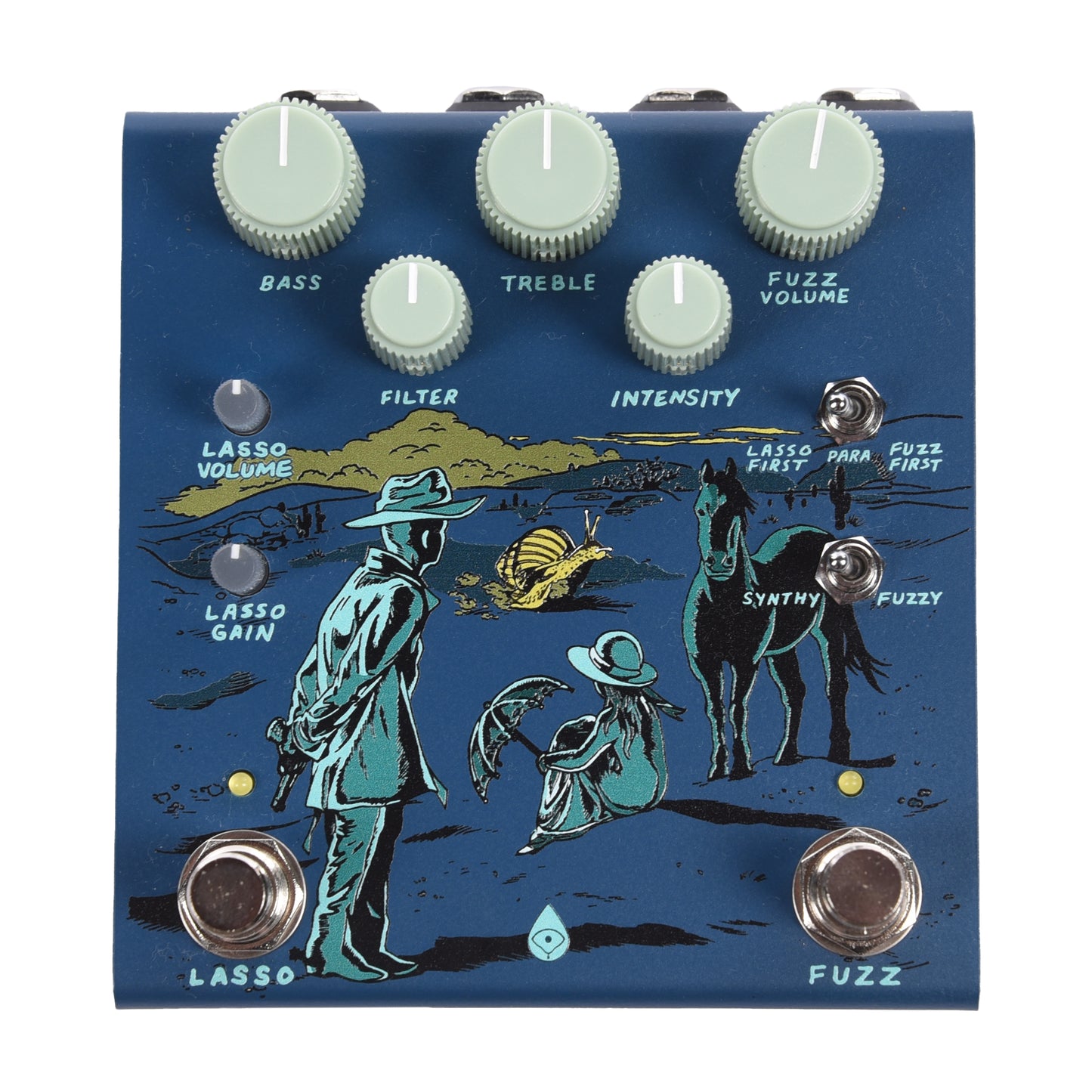 Old Blood Noise Pardner Fuzz Pedal Blue