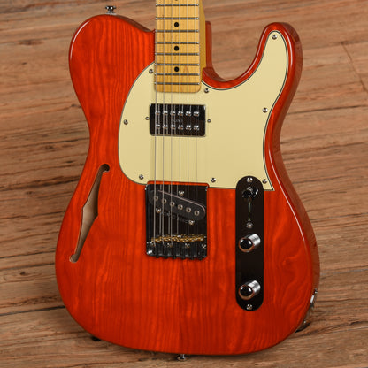 G&L Tribute Series ASAT Classic Bluesboy Semi-Hollow Transparent Orange 2021