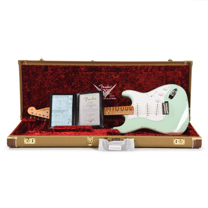 Fender Custom Shop Limited Edition Fat '54 Stratocaster Relic with Closet Classic Hardware Super Faded Aged Surf Green