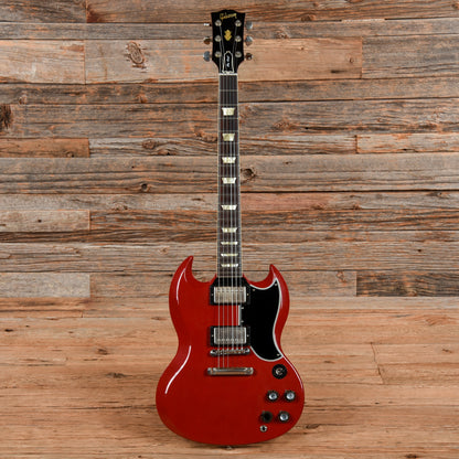 Gibson Custom Shop Murphy Lab 1961 Les Paul SG Standard "CME Spec" Ultra Light Aged Antique Cardinal Red w/Stop Bar