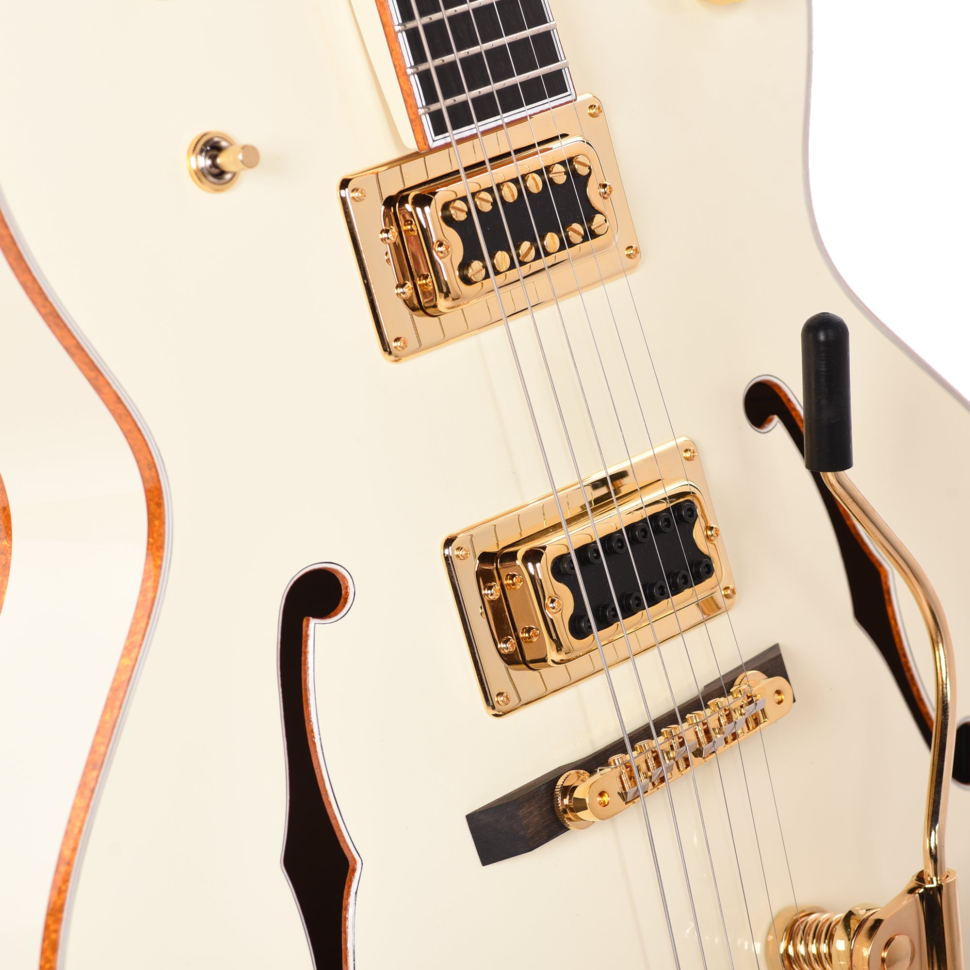 Gretsch G8424T Billy Duffy Signature Falcon LTD Hollow Body with Bigsby Vintage White Lacquer