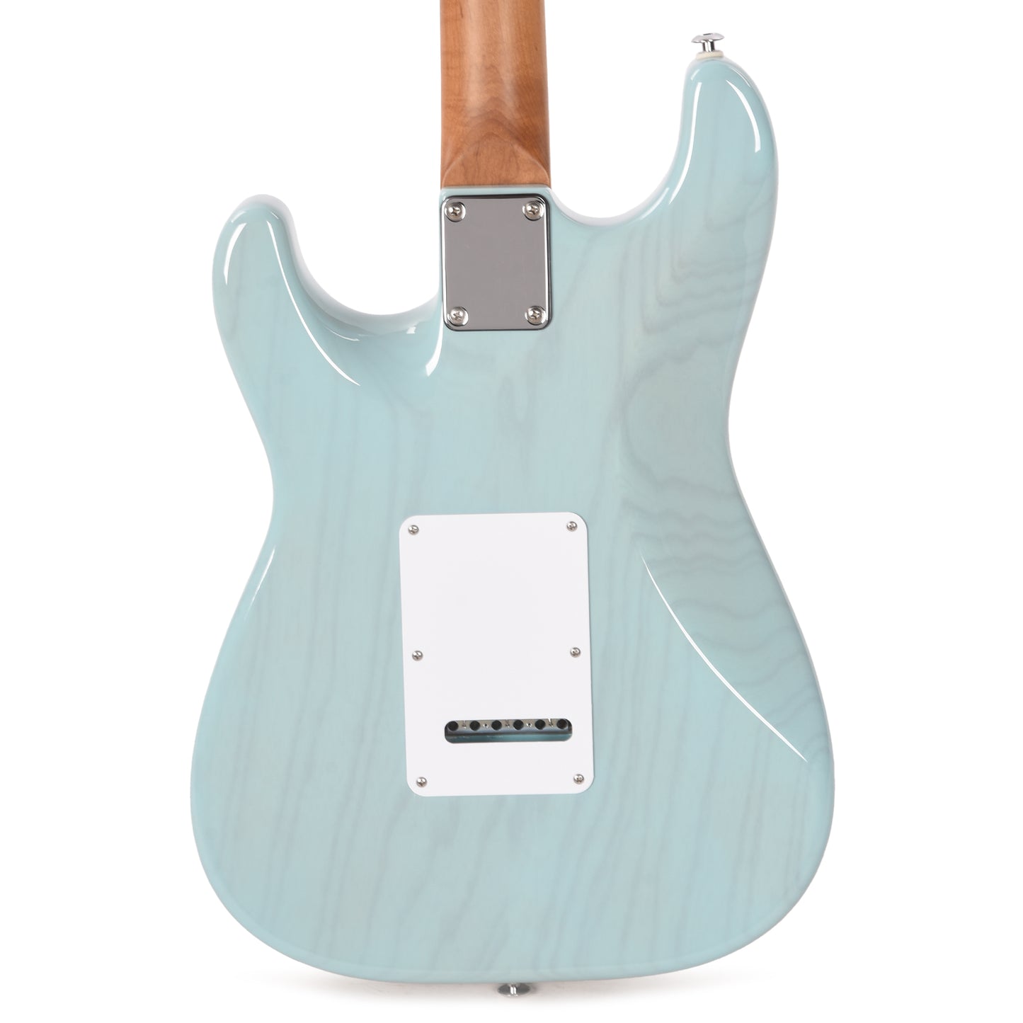 Suhr Custom Classic S Swamp Ash SSS Trans Daphne Blue w/Roasted Maple Neck