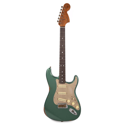 Fender Custom Shop LTD Roasted Big Head Stratocaster Relic Faded Aged Sherwood Metallic